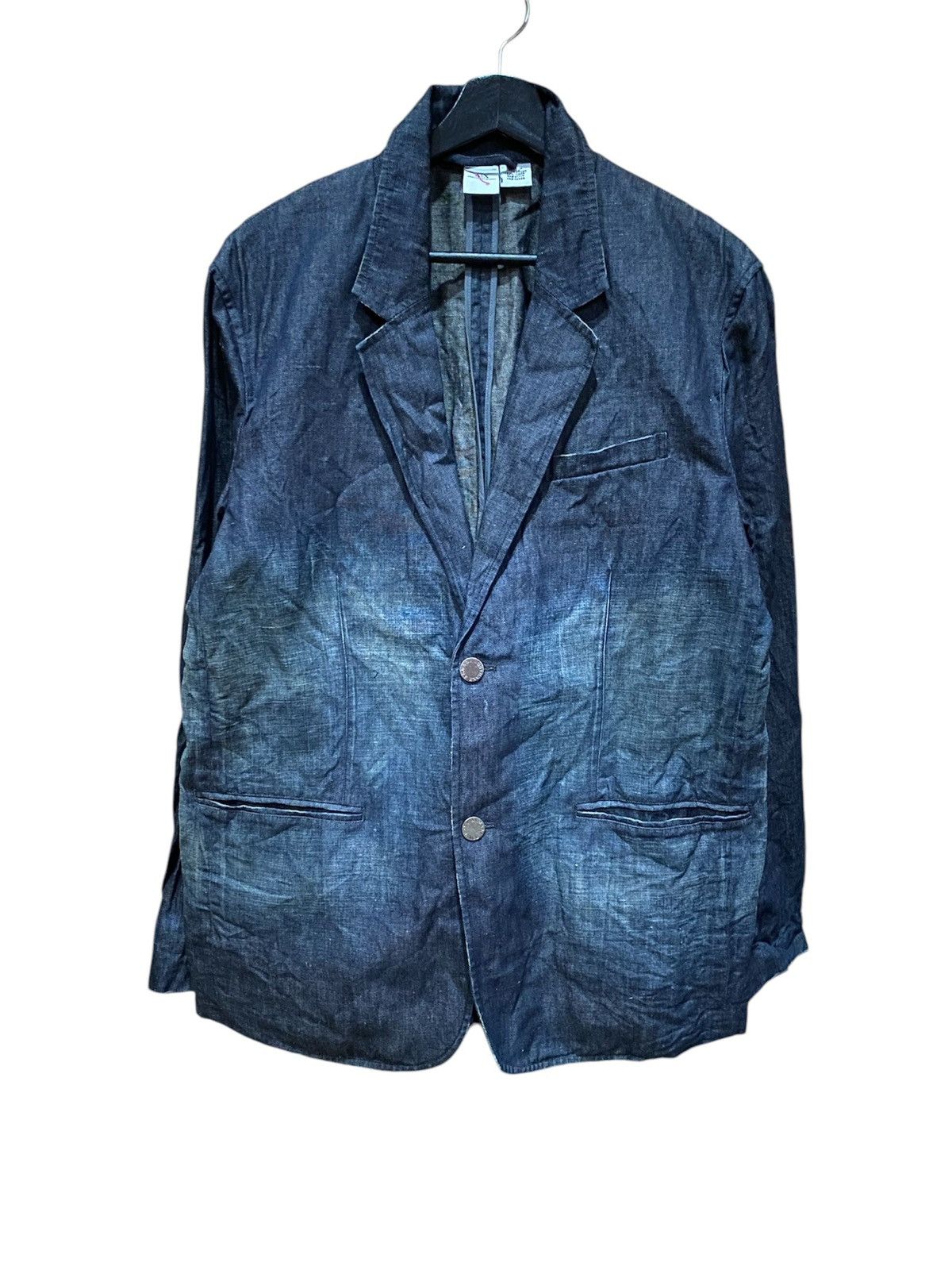 Armani Exchange Denim Blazer - Vintage Casual Jacket