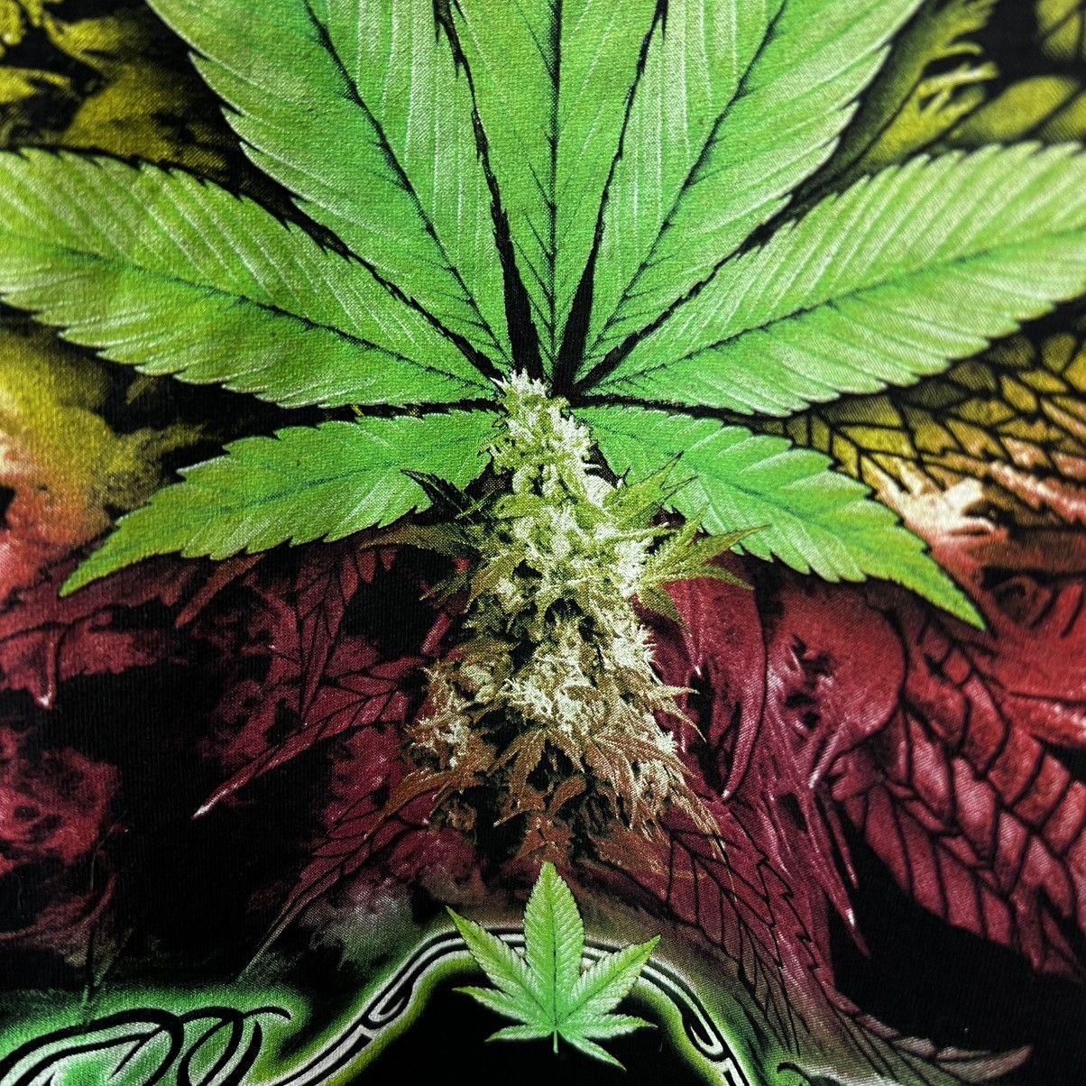 Bob Marley × Vintage Vintage WILD “Most Wanted” Weed Bob Marley Style T shirt tee Size US M / EU 48-50 / 2 - 7 Thumbnail
