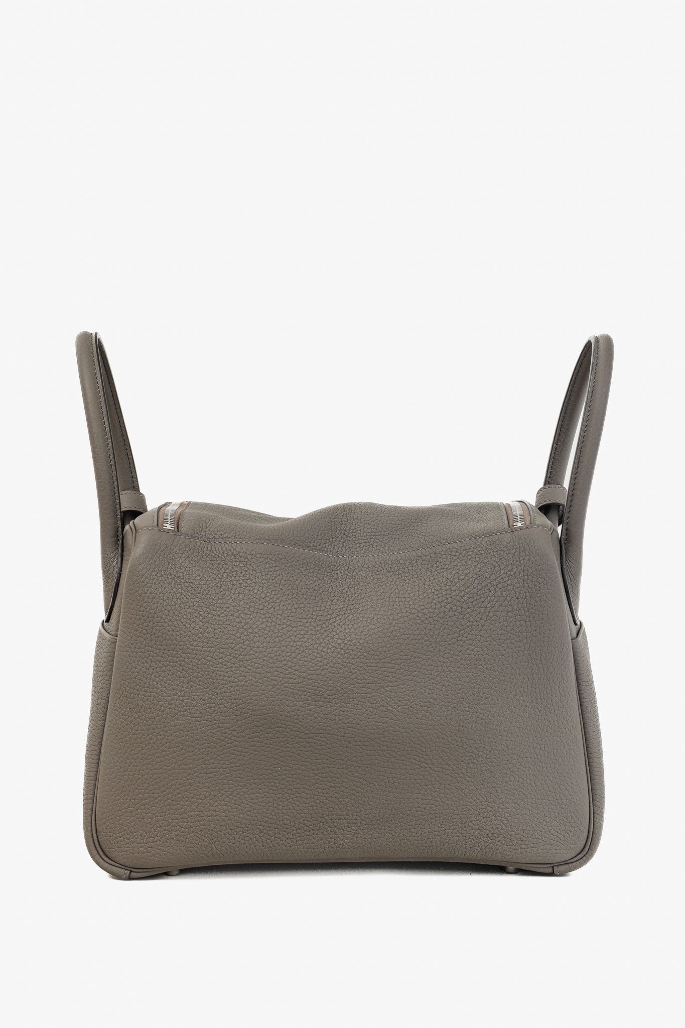 Hermes Hermes Lindy 30 Gris Etain Taurillon PHW Shoulder Bag Size ONE SIZE - 4 Thumbnail