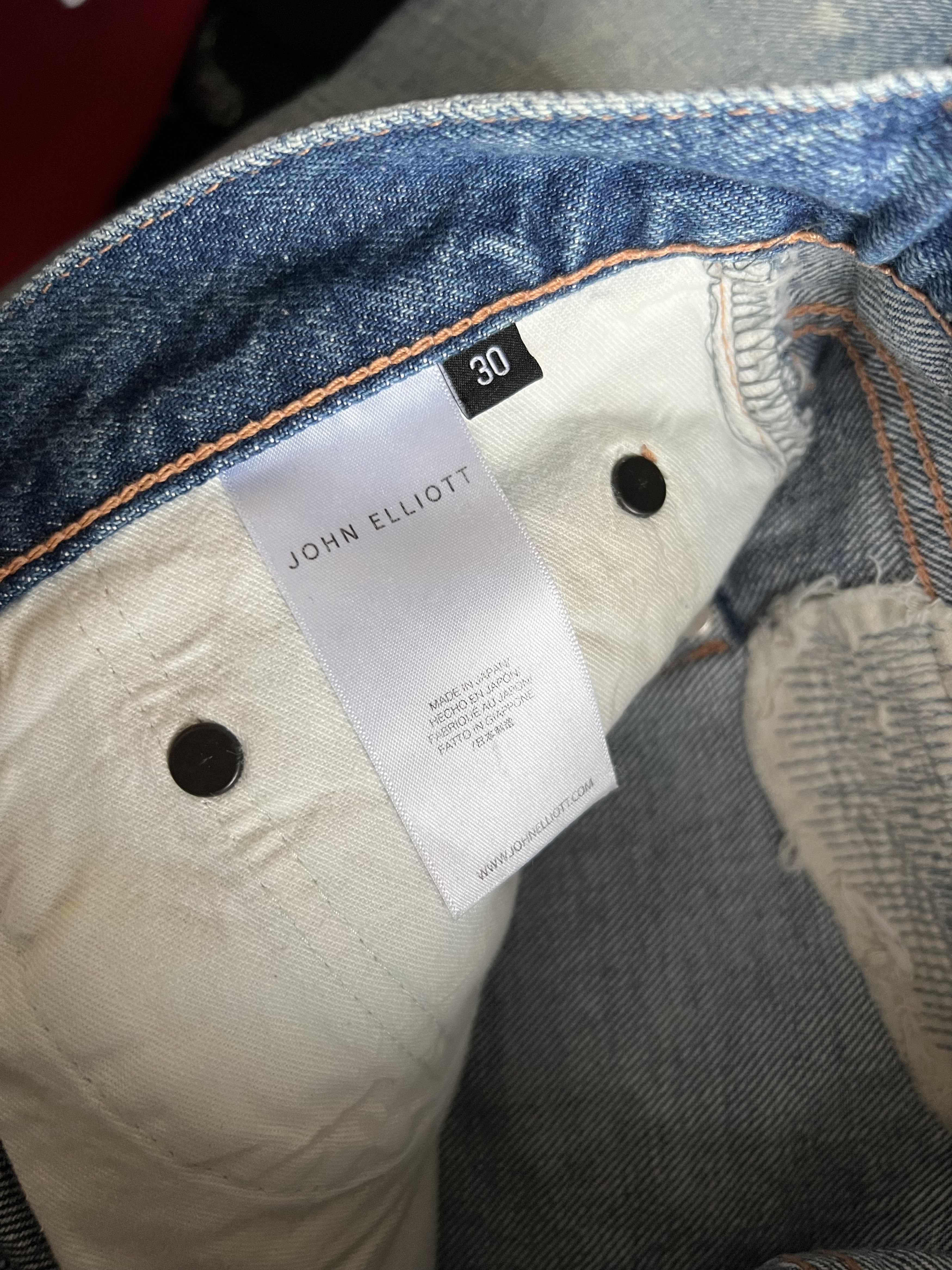 John Elliott John Elliott The Daze 2 Seno Jeans in Blue Size US 30 / EU 46 - 10 Thumbnail