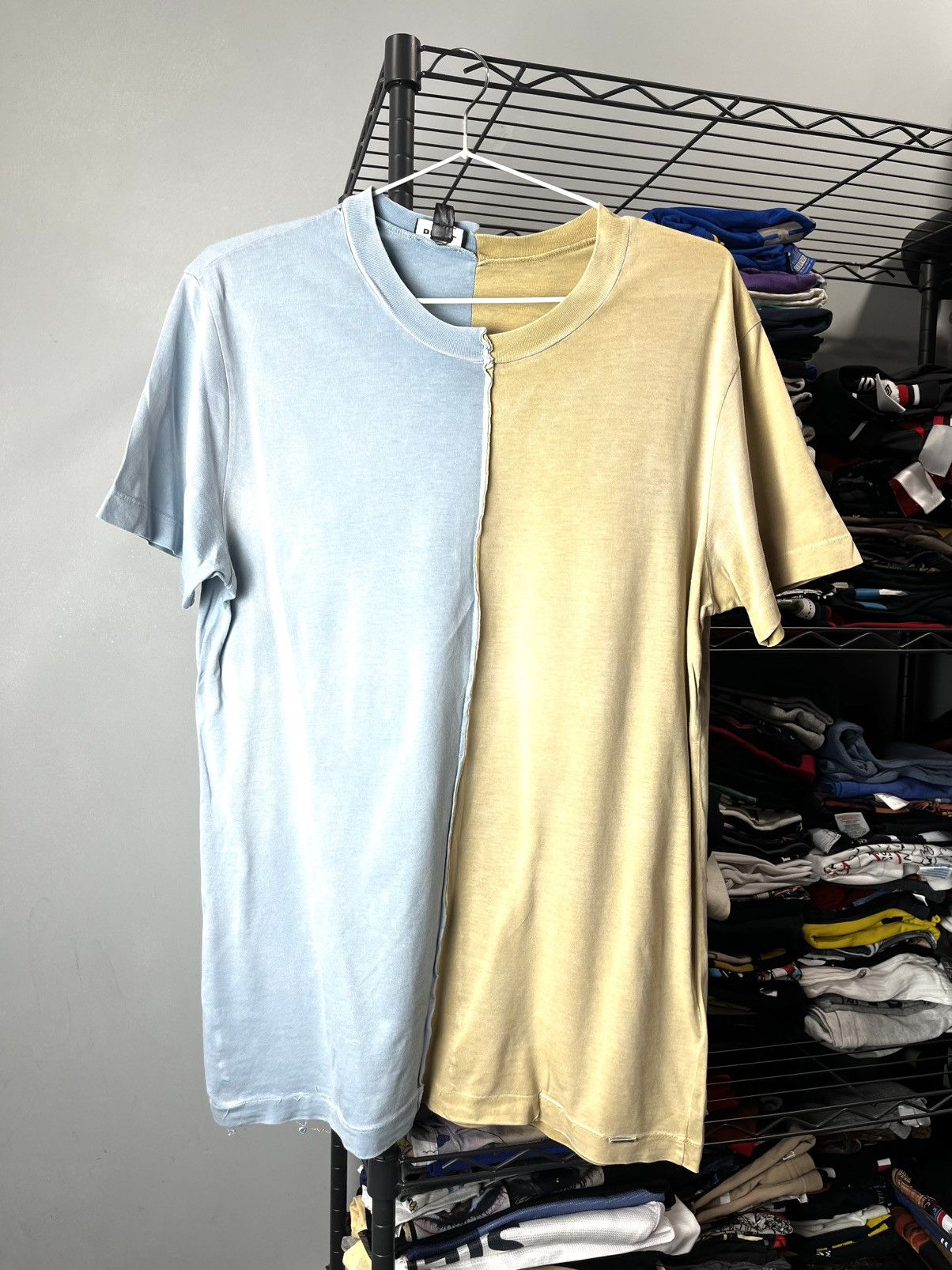 Diesel Vintage Diesel Patch T Shirt Sewn from two parts Size US M / EU 48-50 / 2 - 1 Thumbnail