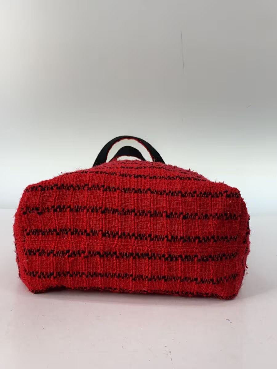 Y's × Yohji Yamamoto Tweed Striped Tote Bag Size ONE SIZE - 4 Thumbnail