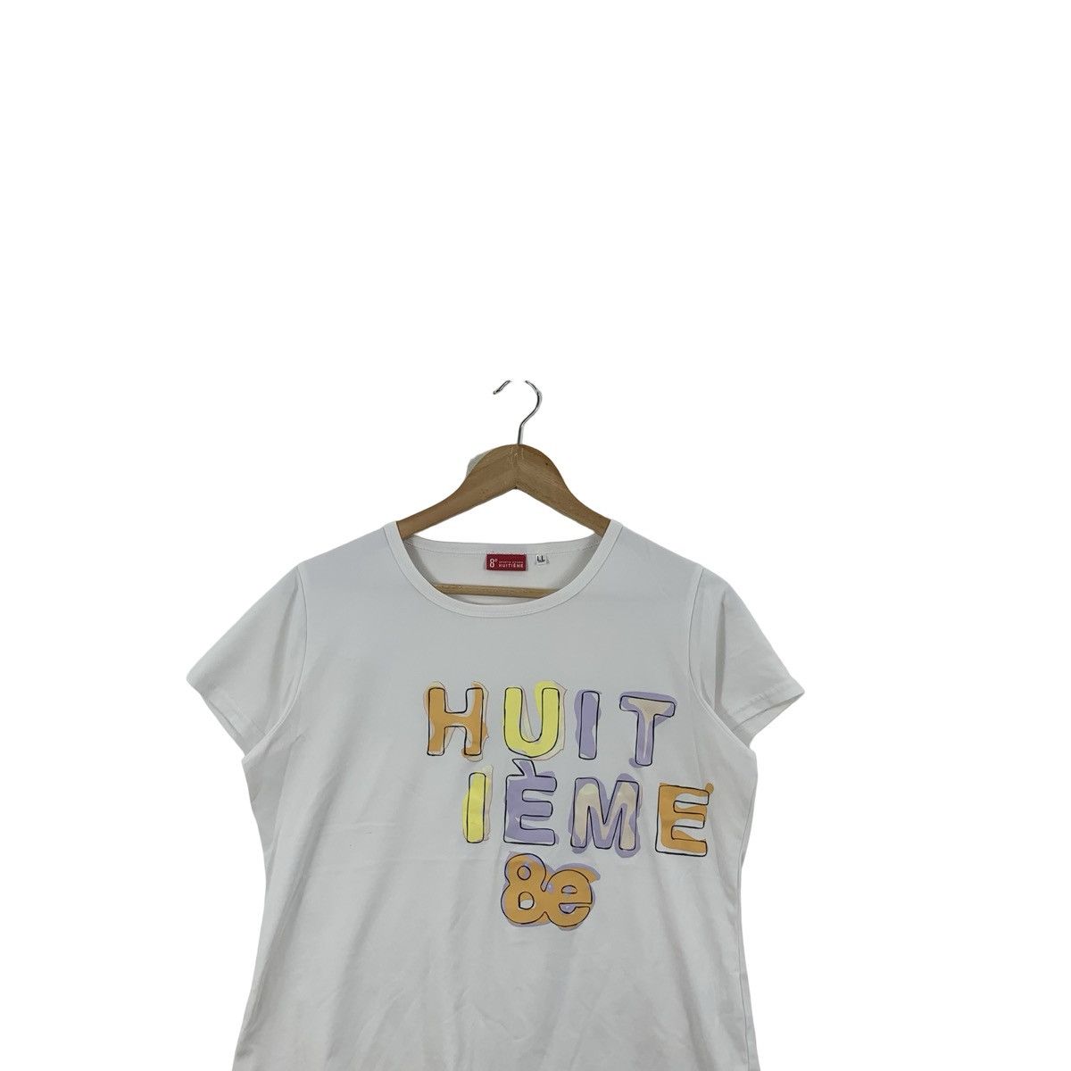 Other 8e HUITIÉME Multicolor Typographic Design Tee Shirt Top Size US L / EU 52-54 / 3 - 2 Thumbnail