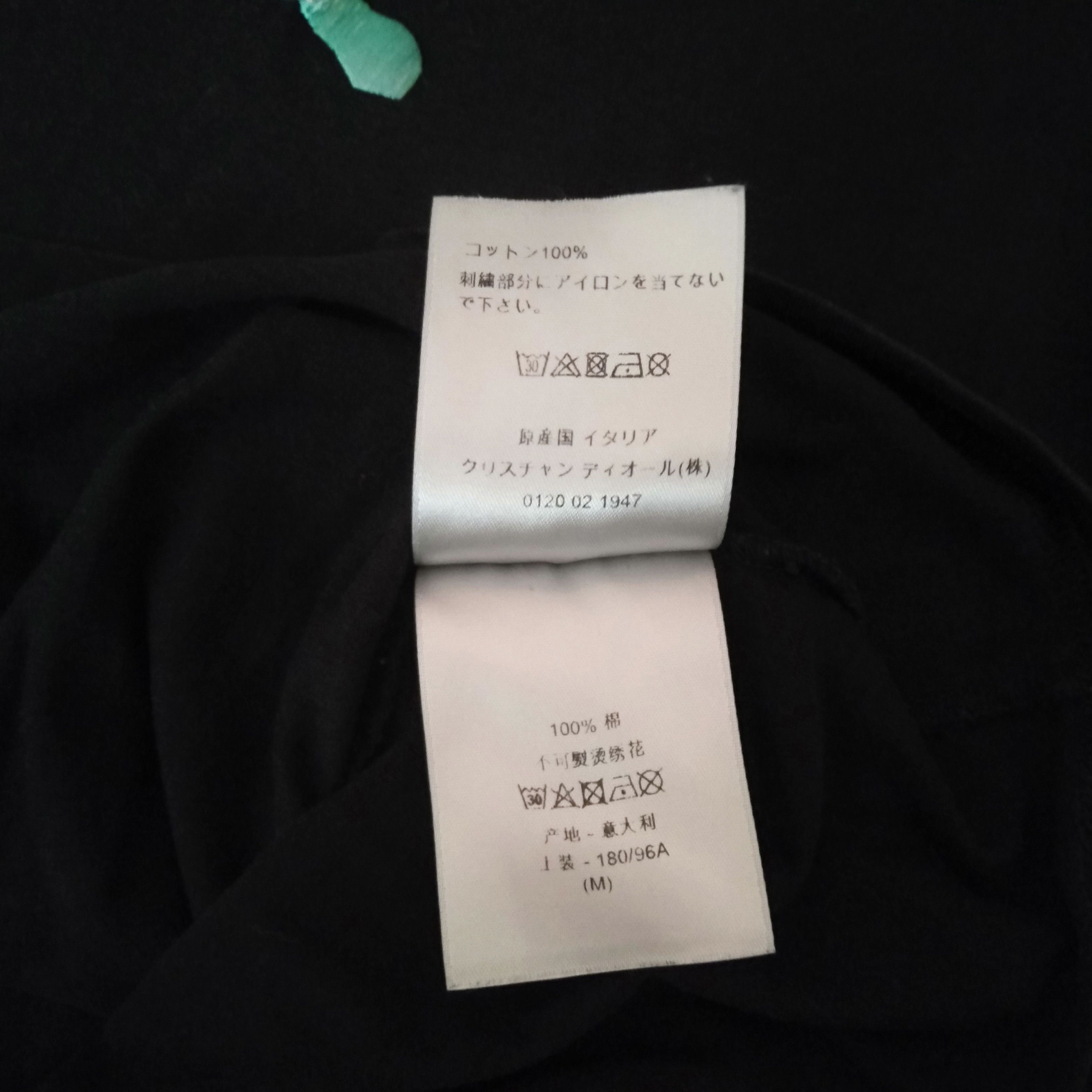 Dior × Stussy Dior Homme Graffiti Shawn Stussy Logo Black Tee Size US M / EU 48-50 / 2 - 5 Thumbnail