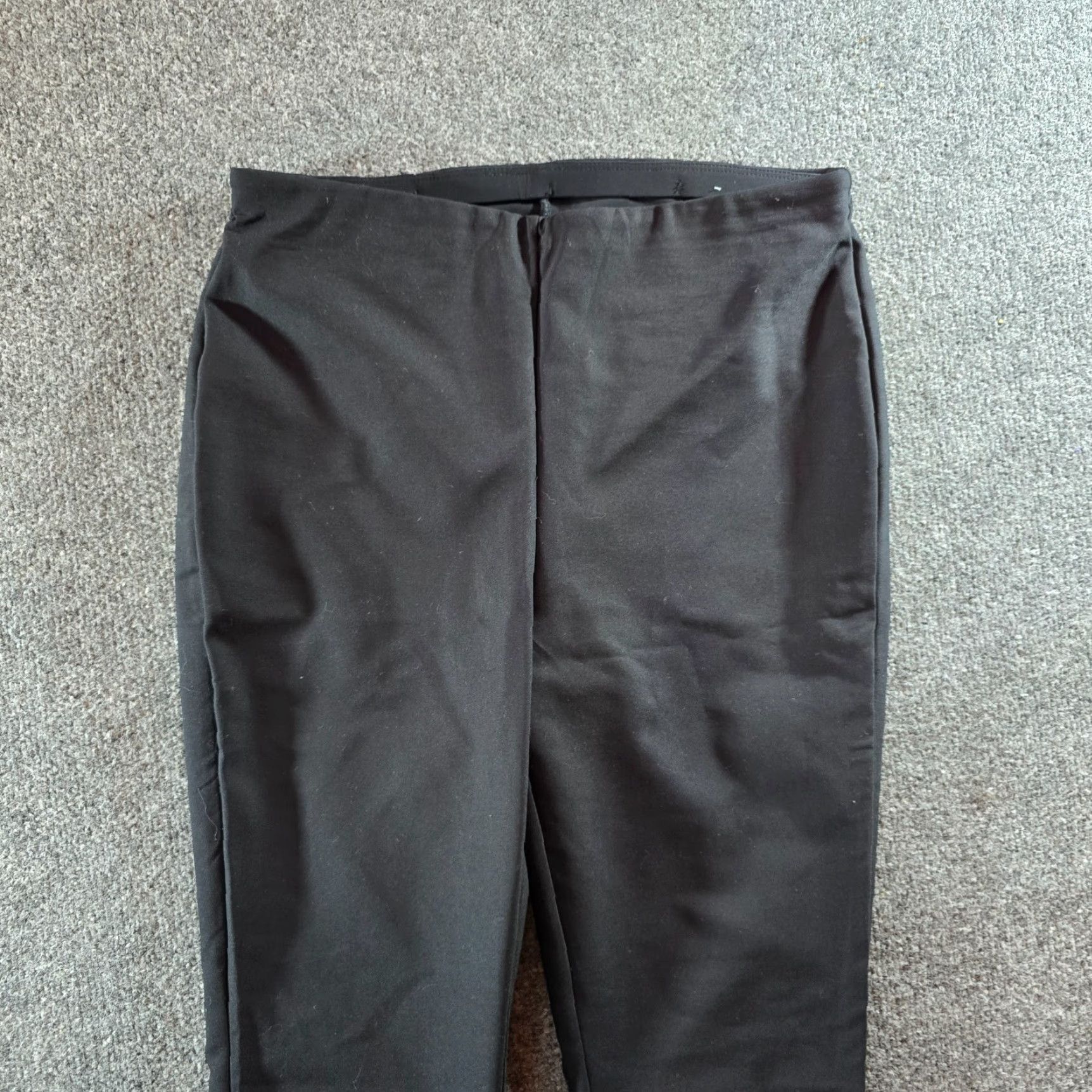 Vintage Soma Pants Women Size Small Black Ponte Straight Leg Stretch Dress Pants Capsule Basic Size 28" / US 6 / IT 42 - 2 Thumbnail
