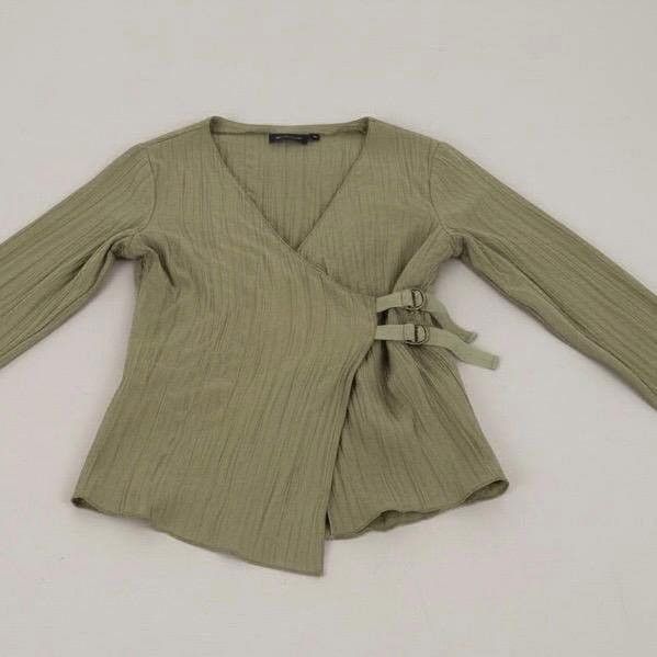 Cop Copine The Side Tie Laces Wrap Around Top Size ONE SIZE - 2 Thumbnail