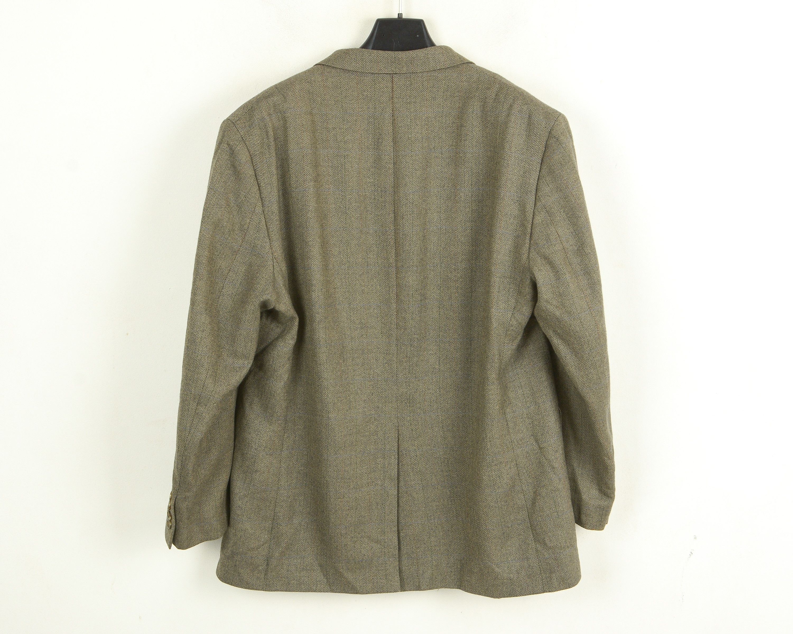 RRL Ralph Lauren Blazer Herringbone Jacket US 44 Check Lambswool Suit Coat XL Size 44R - 9 Thumbnail