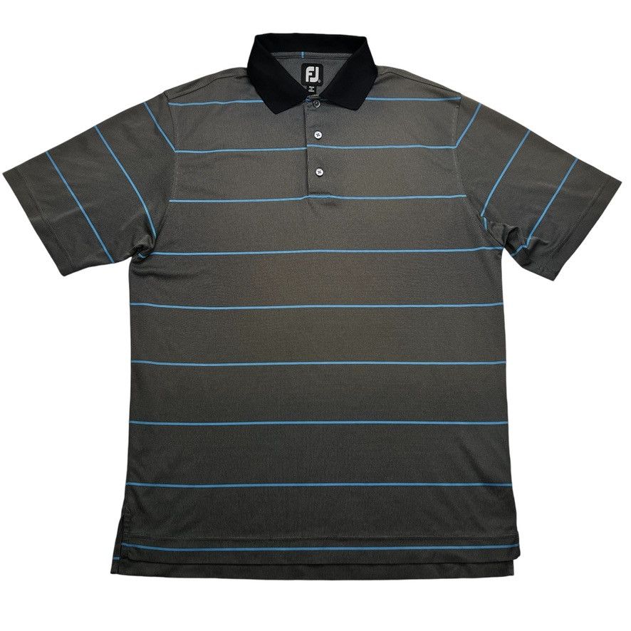 Footjoy FootJoy Golf Polo Black Blue Large Size US L / EU 52-54 / 3 - 1 Thumbnail