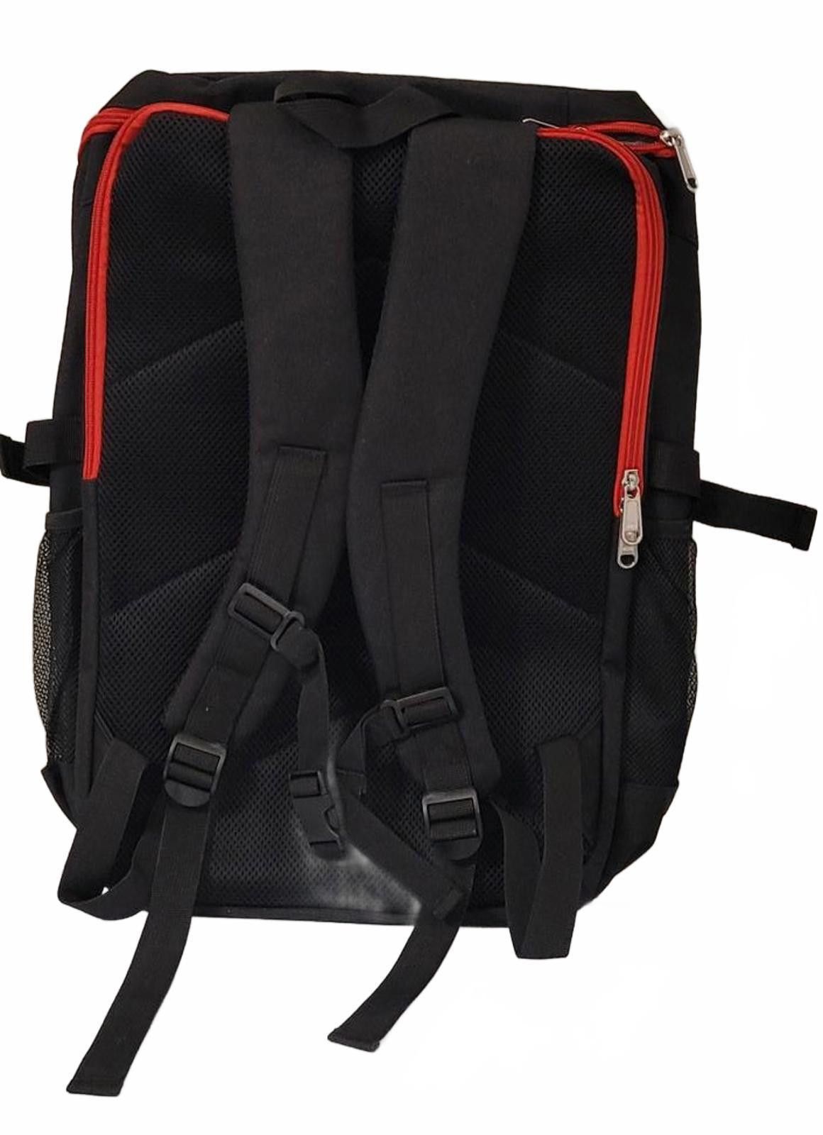 Other SWFTCRUZ Tennis Bag Black Red Zippers Unisex Sports Backpack Size ONE SIZE - 7 Thumbnail