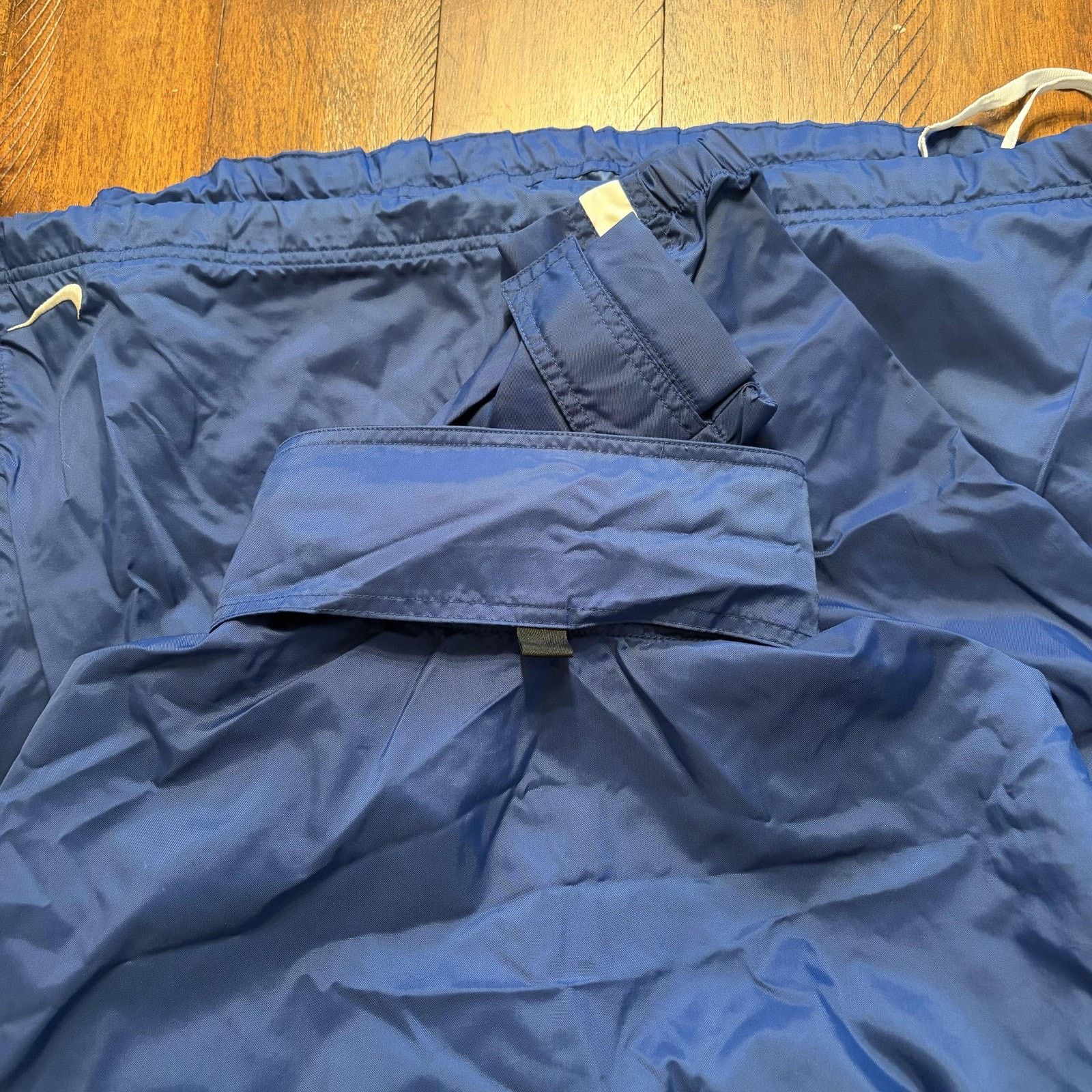 Nike Nike Pullover Jacket Mens Large Blue Half Zip Windbreaker Size US L / EU 52-54 / 3 - 13 Thumbnail