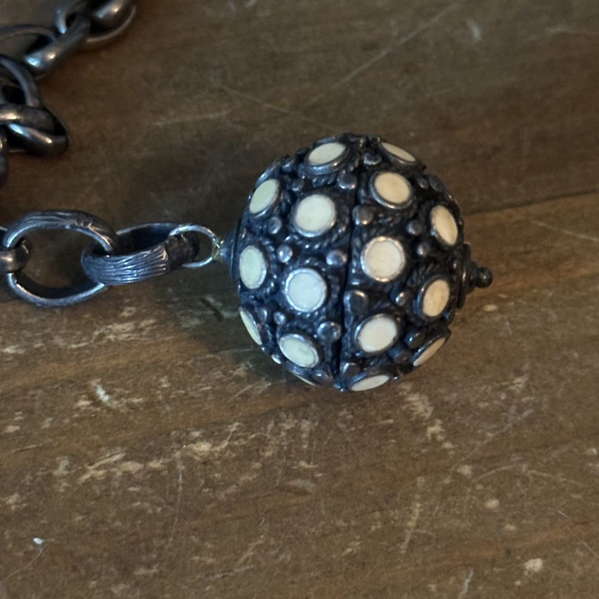 Lucky Brand Lucky Brand antique silver layered sphere pendant necklace Size ONE SIZE - 3 Thumbnail