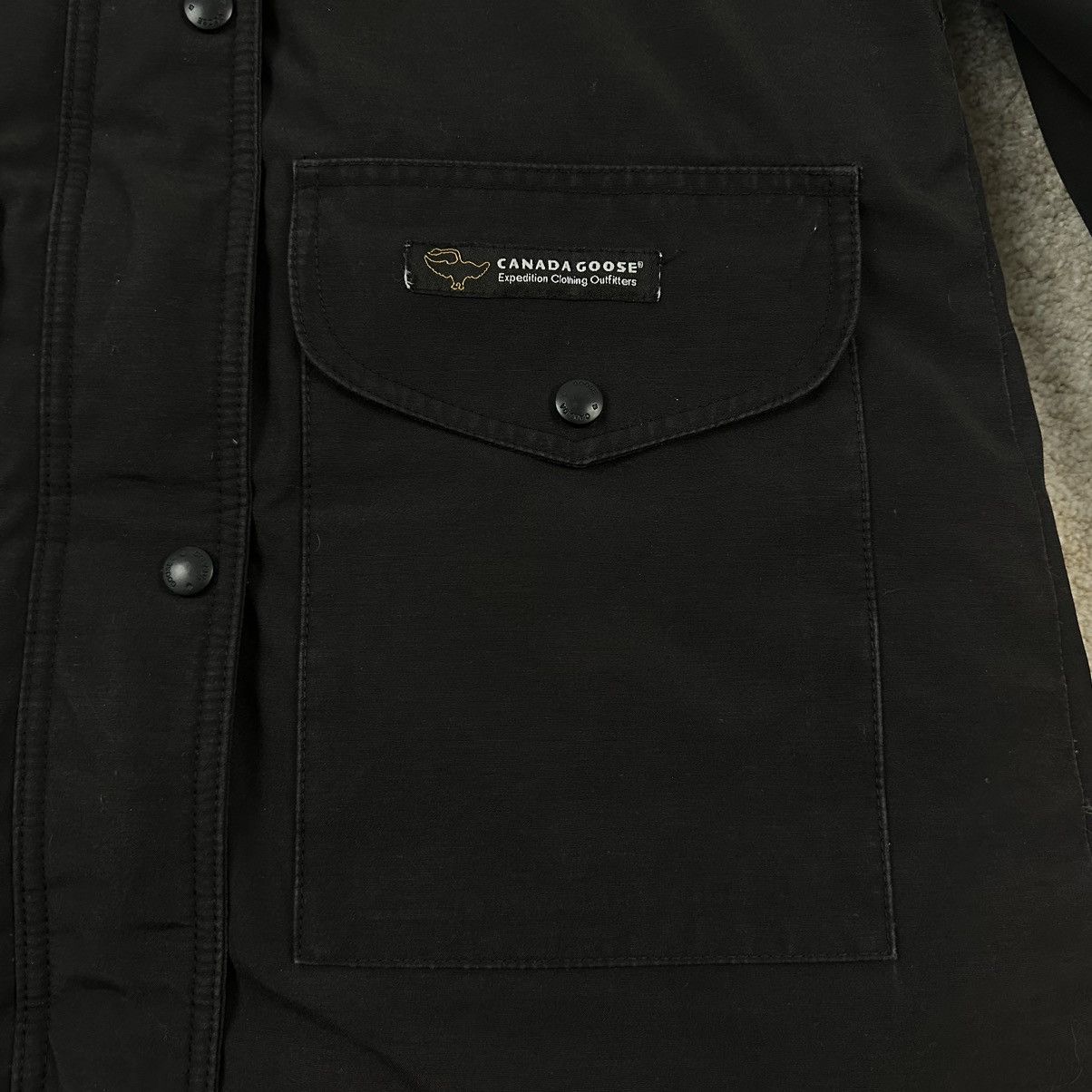 Canada Goose × Designer × Vintage Canada Goose Trillum Parka Expedition Vintage Black M 6550LR Size US M / EU 48-50 / 2 - 7 Thumbnail