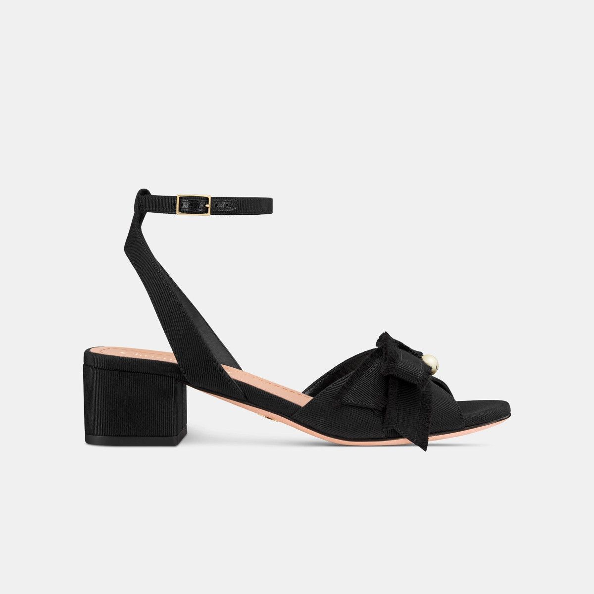 o1bcso1str0226 Diorable Heeled Sandal in Black