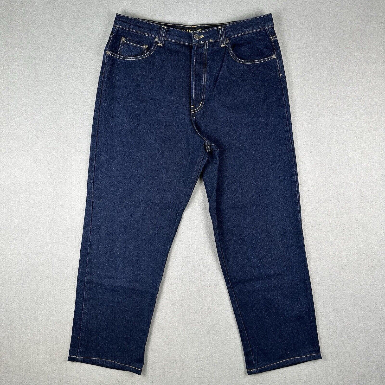 Dr. Martens Dr Marten Air Wair Relaxed Fit Jeans Men’s 36x32 Blue Denim Size US 36 / EU 52 - 1 Thumbnail
