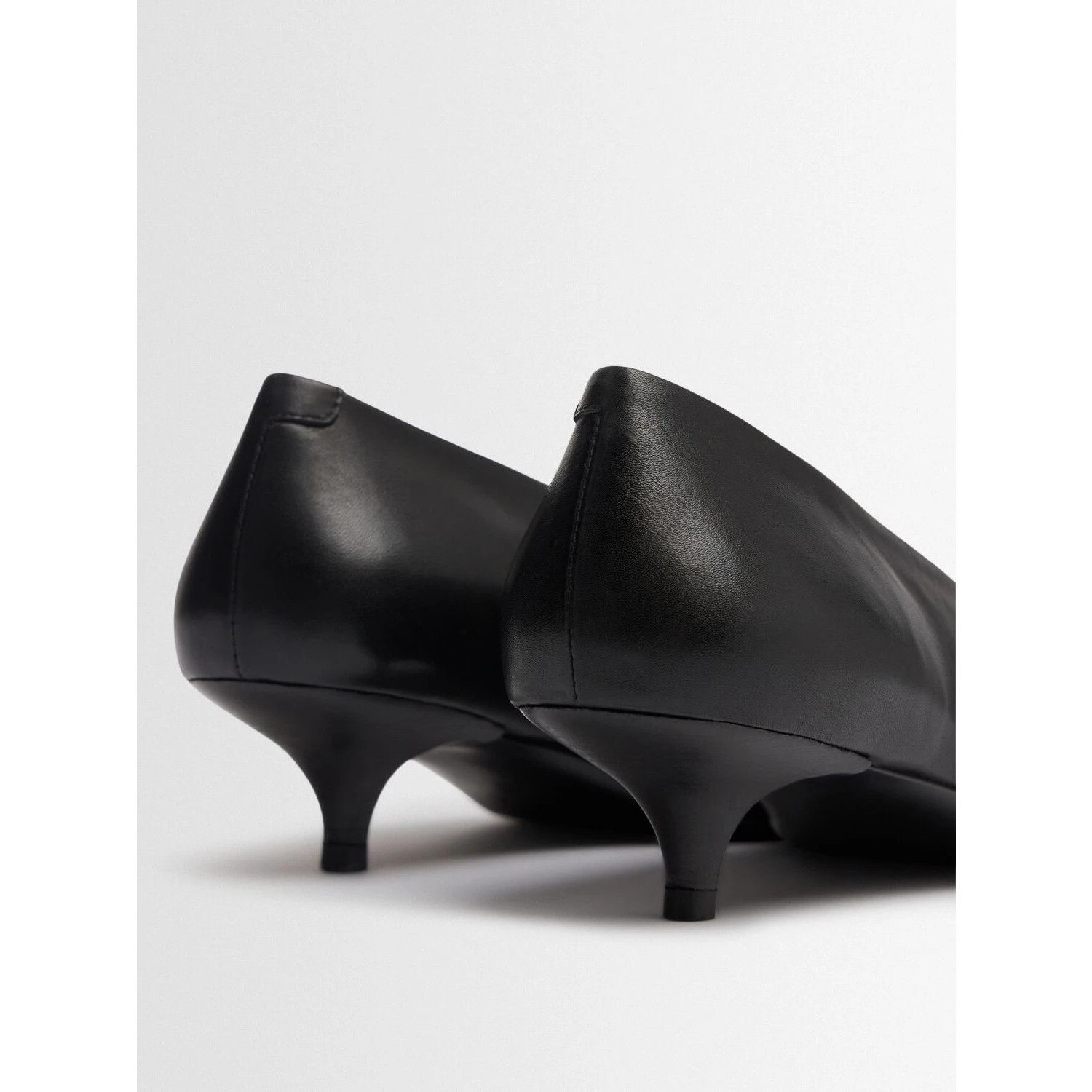 MARSELL Longiforma $945 Black Leather Pumps New And Authenti
