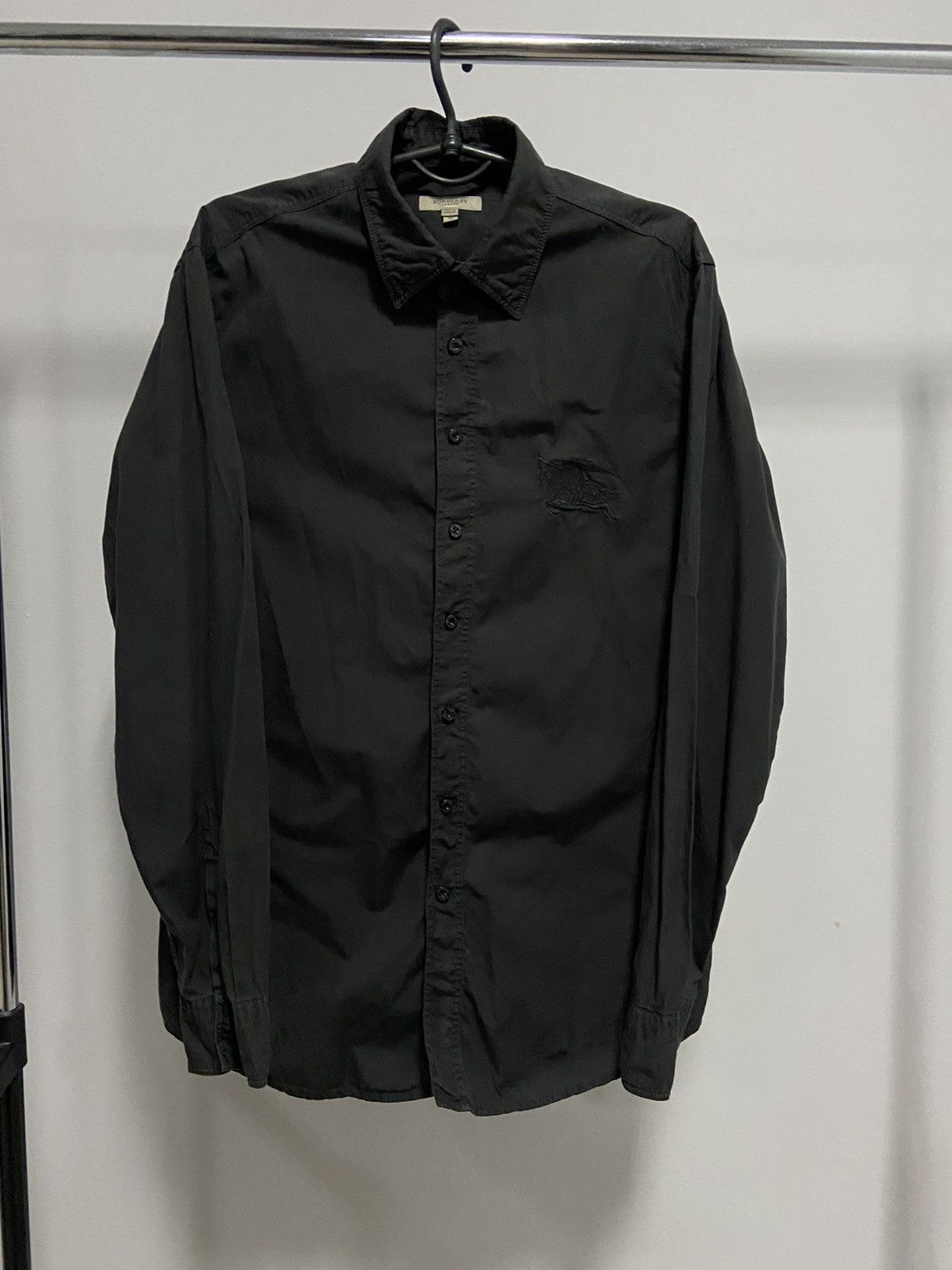 Burberry × Vintage Burberry Vintage Buttons big Logo shirts Size US M / EU 48-50 / 2 - 1 Thumbnail