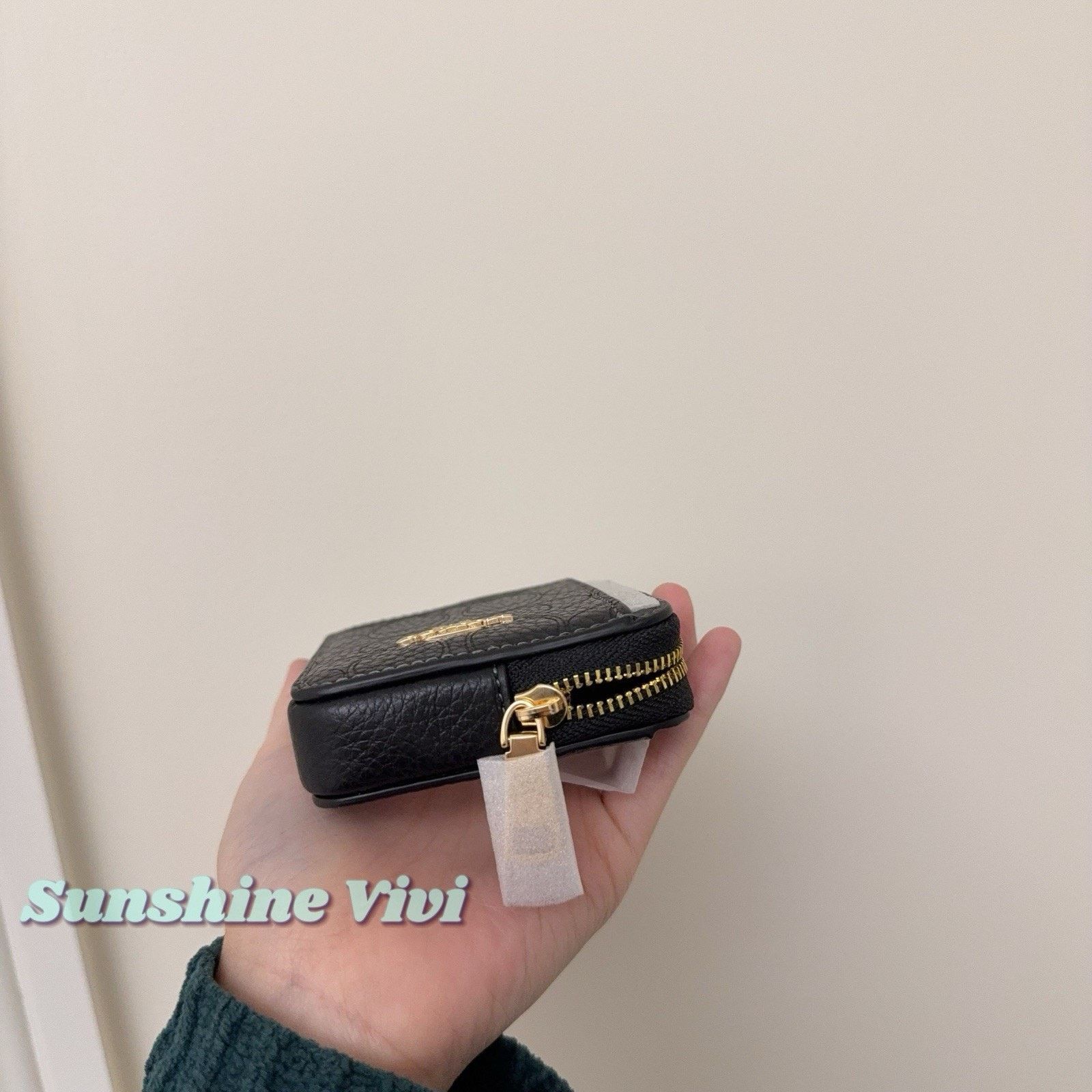 Coach NWT Coach Zip Card Case Zip Card Case Leather CCS83 Black Size ONE SIZE - 6 Thumbnail