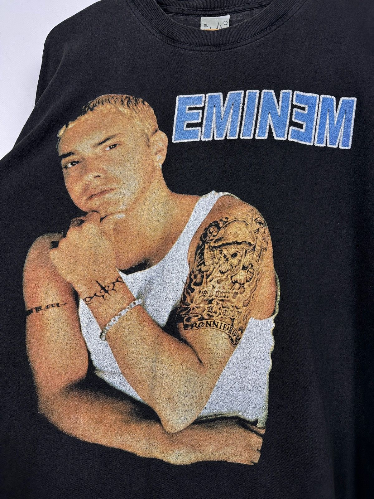 Band Tees 00s Vintage Eminem Graphic Print Rap Hip Hop Band T-Shirt Size US XL / EU 56 / 4 - 9 Thumbnail
