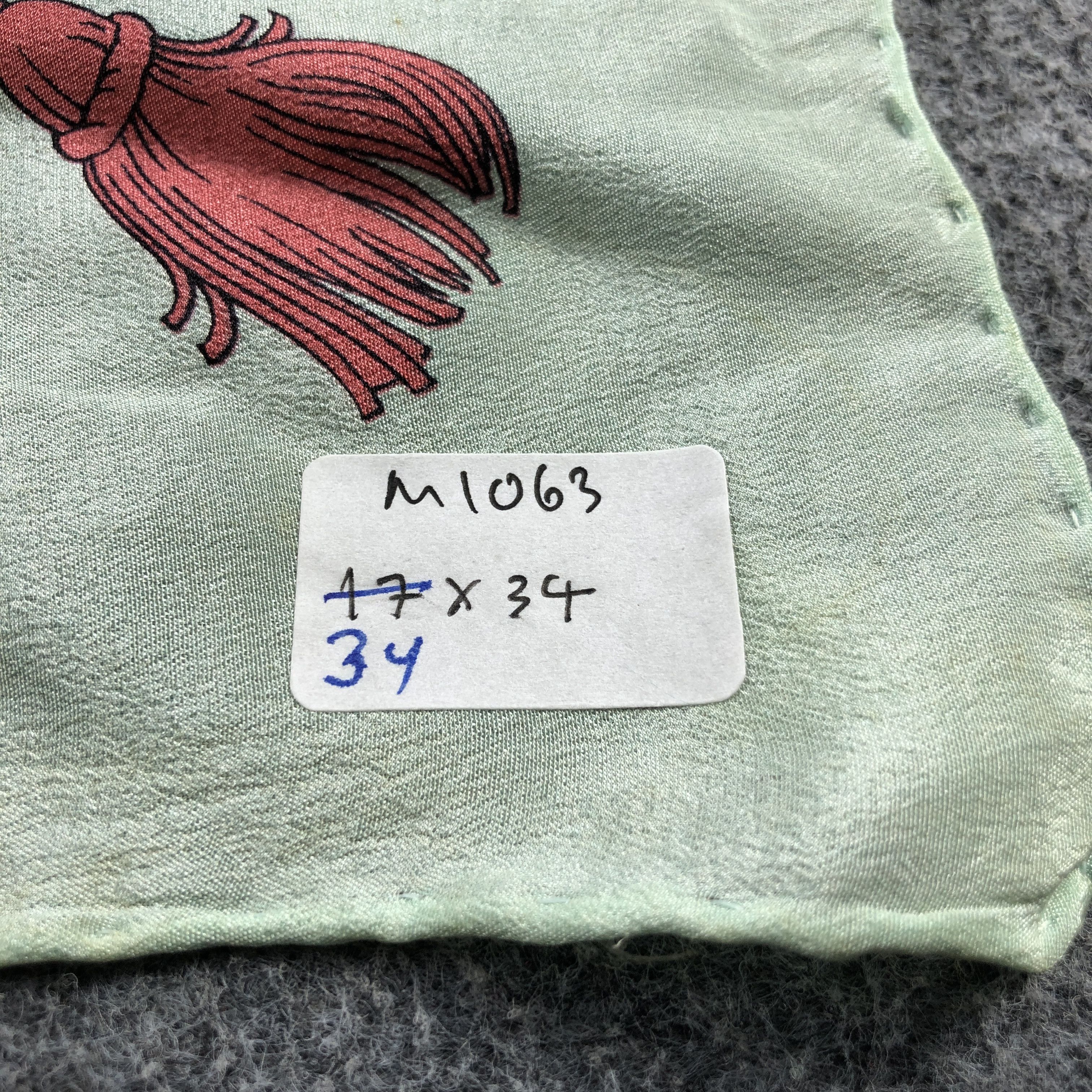 Japanese Brand Luxury Tassels Hand Rolled Silk Scarf M1063 Size ONE SIZE - 16 Thumbnail