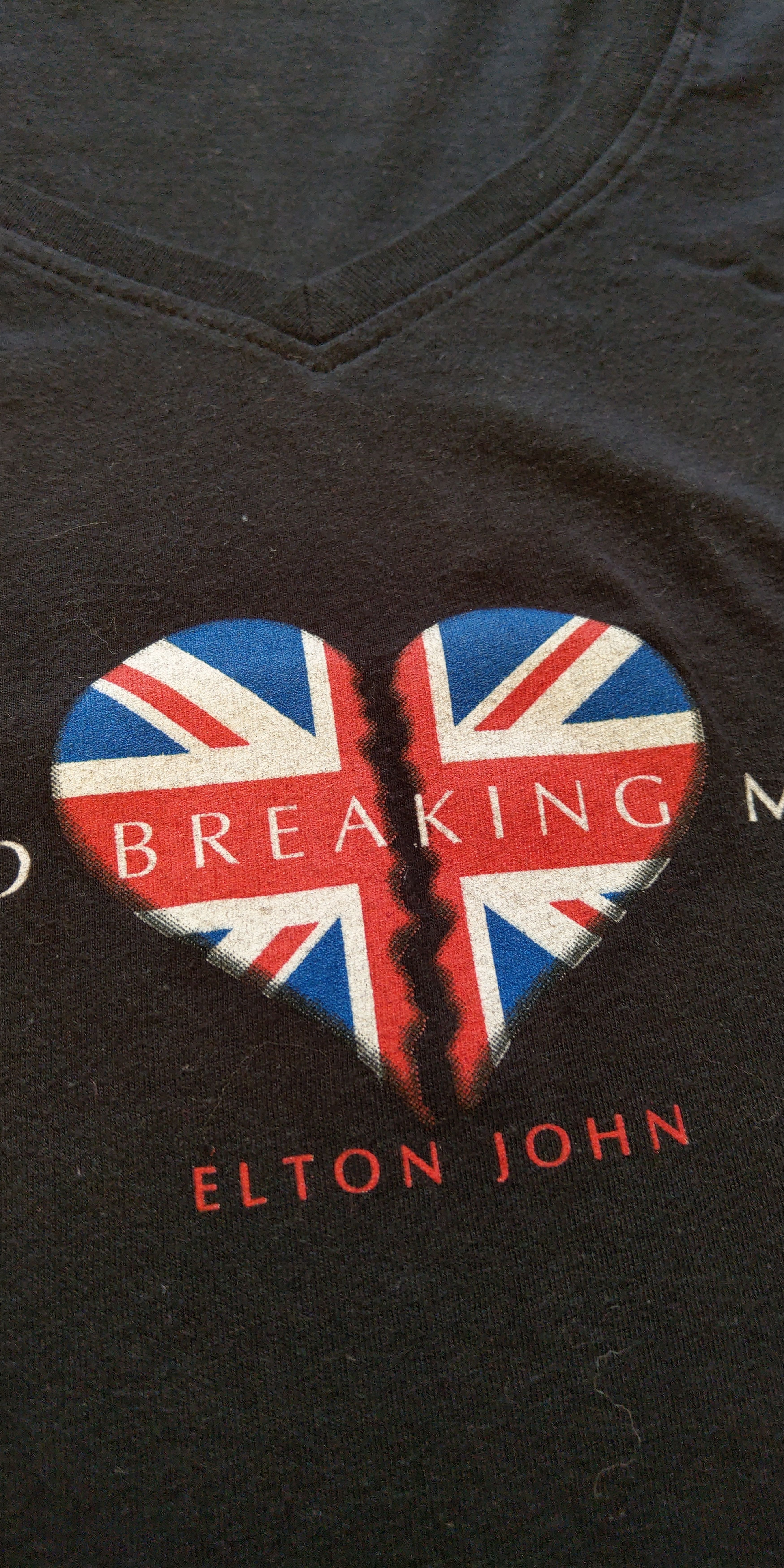 Band Tees × Vintage 2013 Elton John Shirt 'Dont Go Breaking My Heart ' Pop tee Size S / US 4 / IT 40 - 3 Thumbnail
