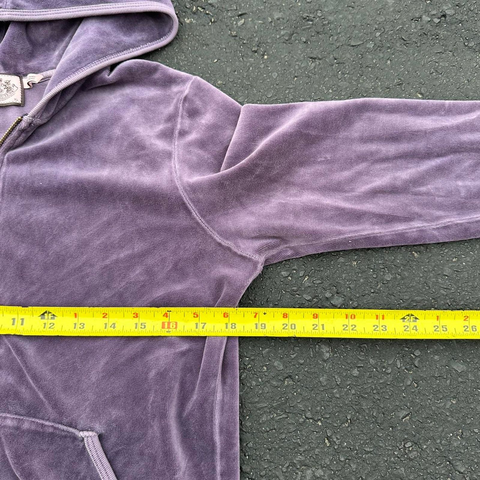 Juicy Couture × Vintage Juicy Couture Velour Zip Up Hoodie Size XL / US 12-14 / IT 48-50 - 4 Thumbnail