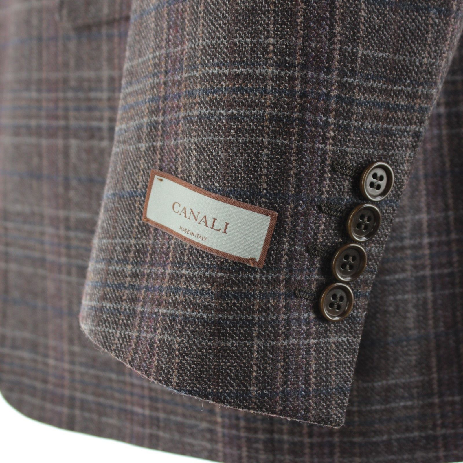 Canali Canali Sport Coat Size 42 Regular US in Brown Size 42R - 3 Thumbnail