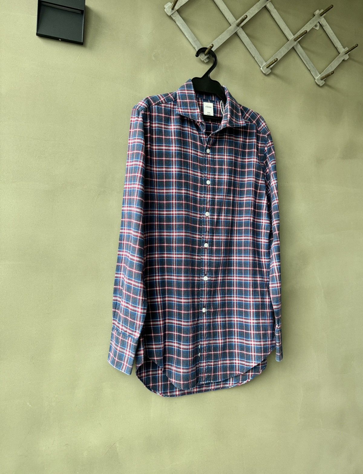 Ring Jacket Elento by Ring Jacket Japan Made Mens Cotton Check Shirt Size US S / EU 44-46 / 1 - 12 Thumbnail