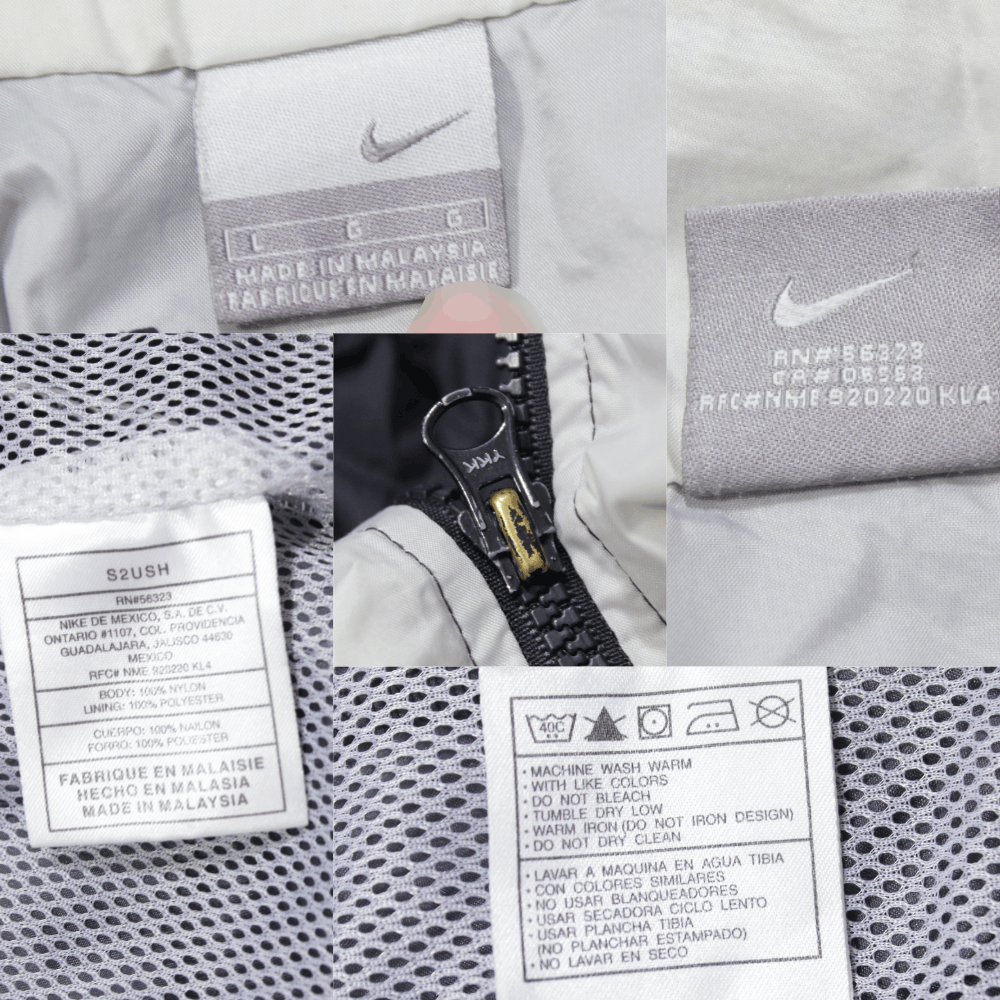 Nike 90S Big Logo Nylon Jacket Size US L / EU 52-54 / 3 - 12 Thumbnail
