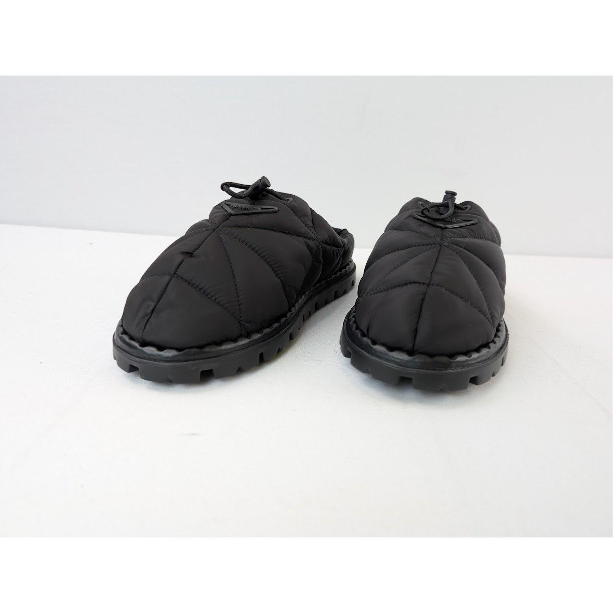 Prada o1rshd1 Calzature Uomo Nylon Mules in Nero Size US 9.5 / EU 42-43 - 7 Thumbnail