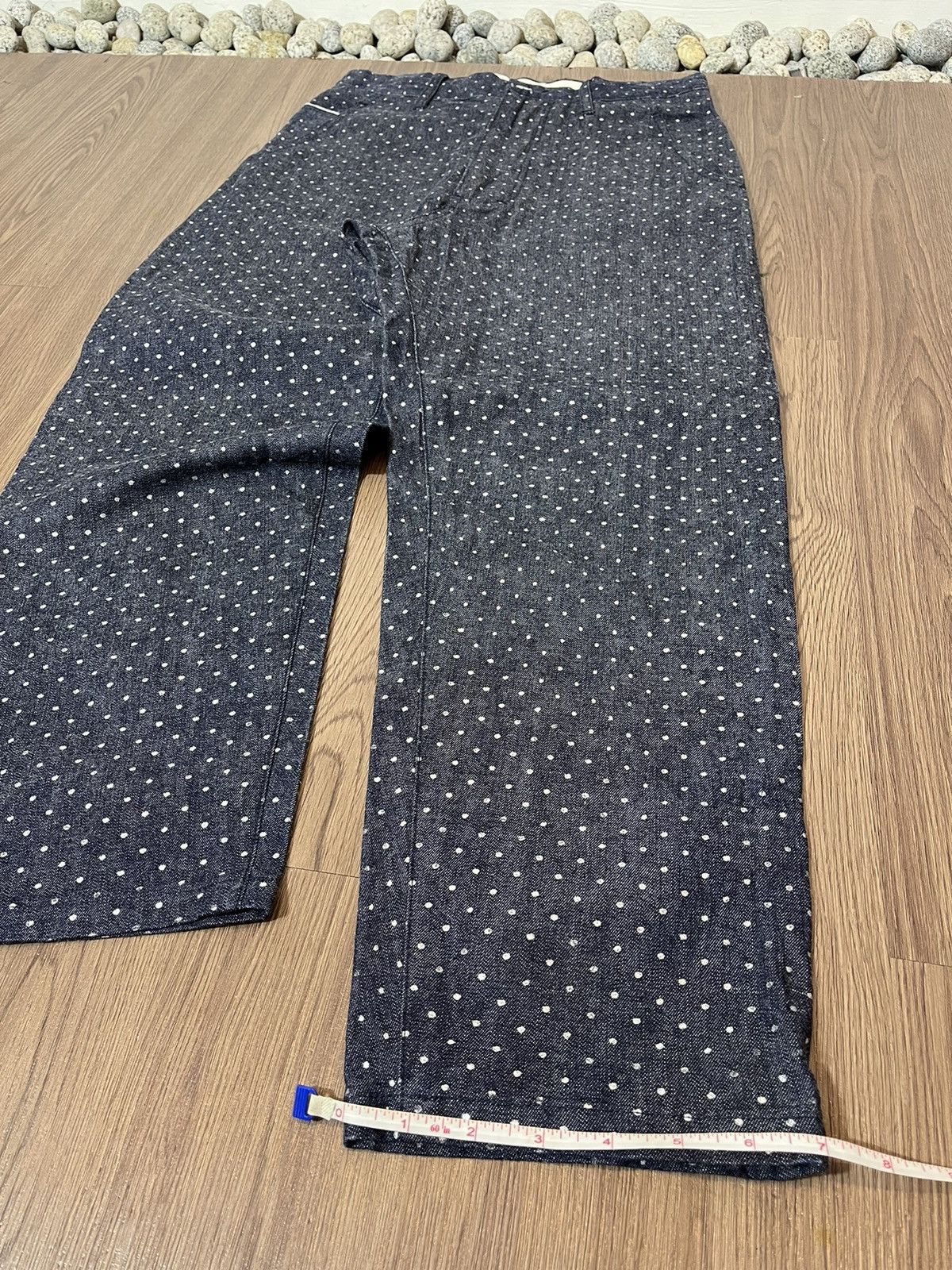 Designer × Japanese Brand Ichilu Design Labo Japan Polkadot Buckleback Pants Size US 29 - 18 Thumbnail