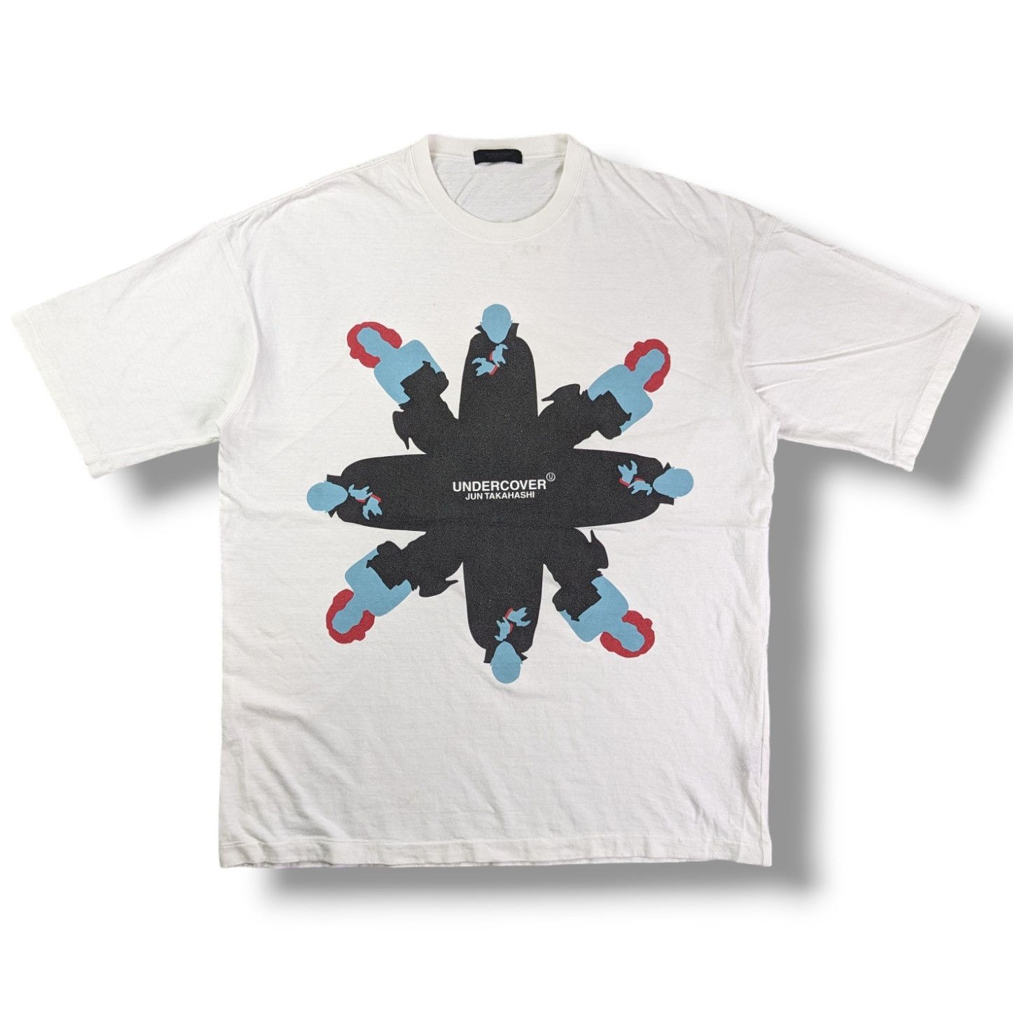 Image of Undercover Jun Takahashi Vampire Graphic Tee Size in White, Men's