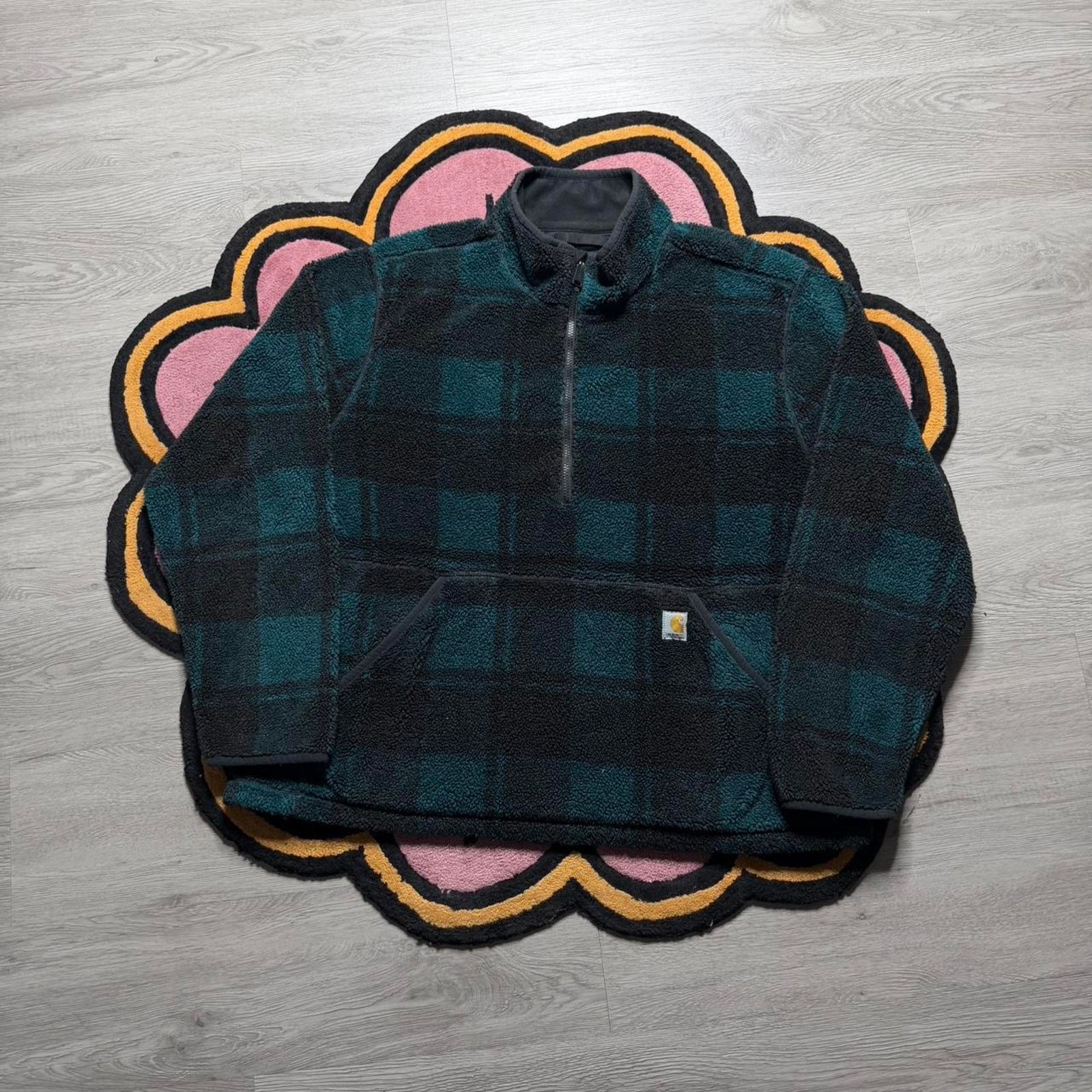Carhartt Carhartt Loose Fit Plaid Pullover Fleece Sweatshirt Jacket Size US XXL / EU 58 / 5 - 1 Thumbnail