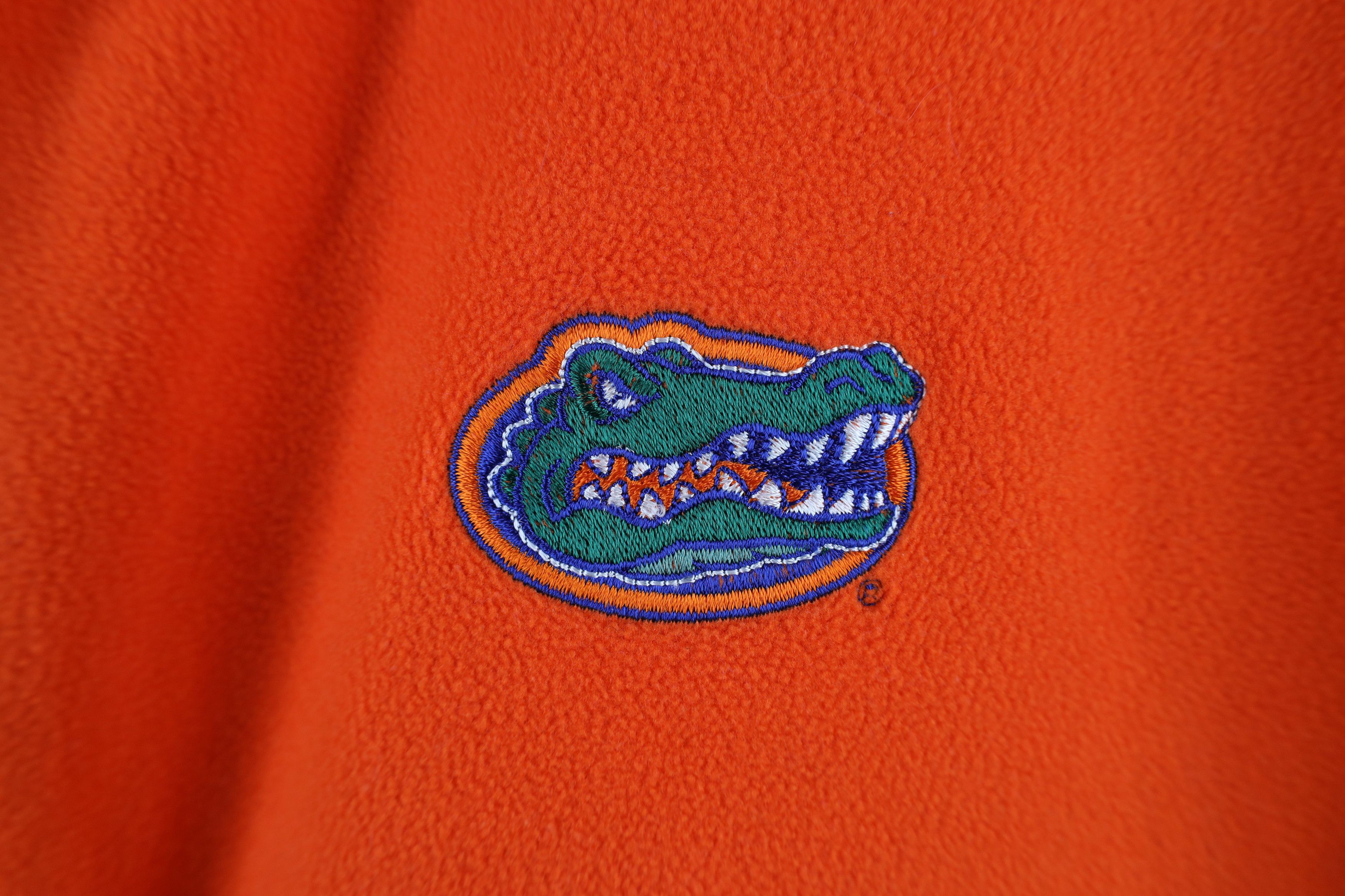 Vintage Vintage University of Florida Full Zip Fleece Jacket Orange Size US L / EU 52-54 / 3 - 4 Thumbnail