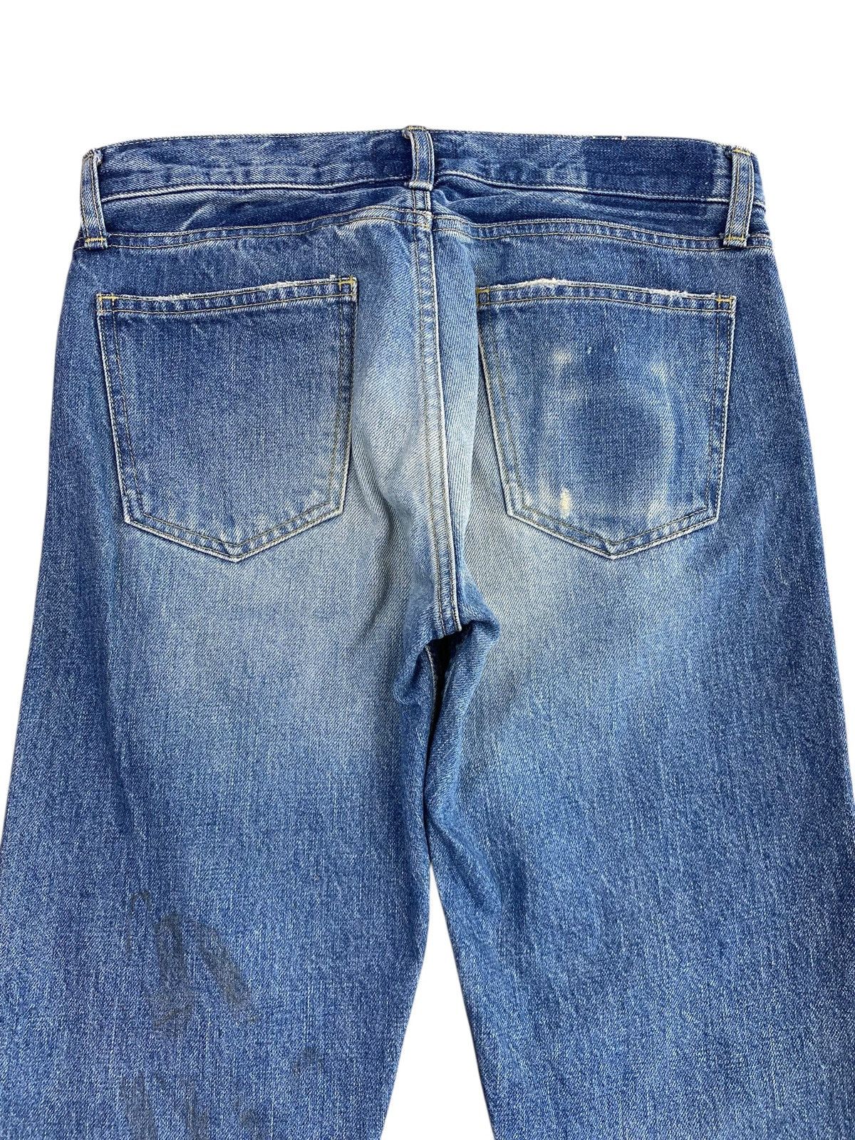 Japanese Brand Japanese Brand 3 Quarter Faded Blue Wash Style Jeans Size US 30 / EU 46 - 4 Thumbnail