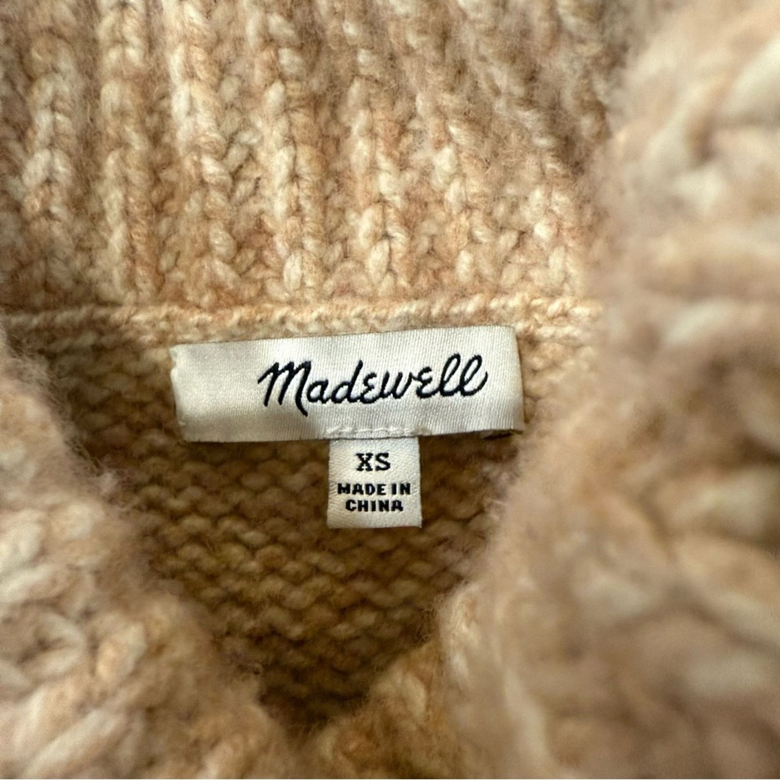 Madewell Madewell Merino Wool Blend Turtleneck Sweater Womens XS Size XS / US 0-2 / IT 36-38 - 5 Thumbnail