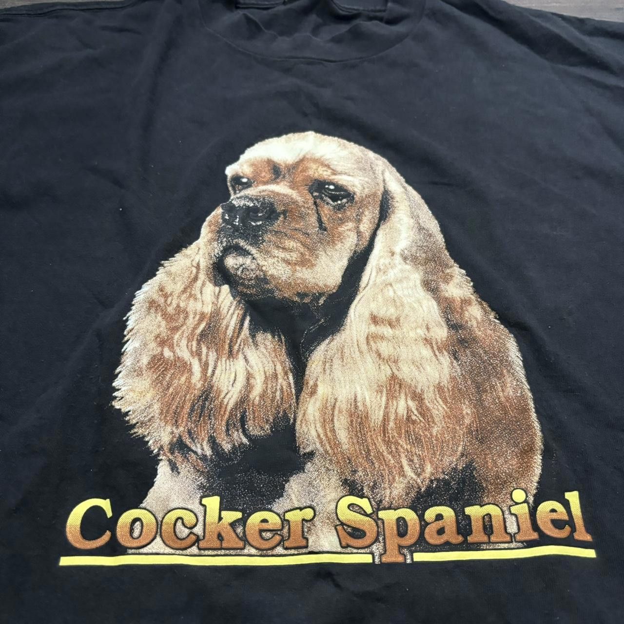 Tultex Vintage Cocker Spaniel T Shirt 90s XL Size US XL / EU 56 / 4 - 3 Thumbnail
