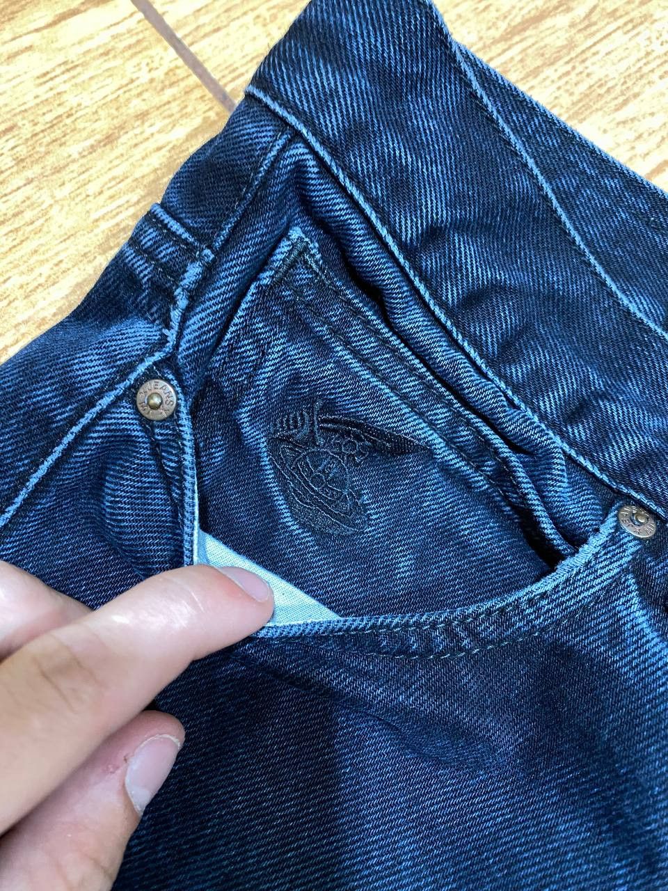 Vivienne Westwood Vivienne Westwood blue jeans pants crazy Y2K vintage Size 30" / US 8 / IT 44 - 3 Thumbnail