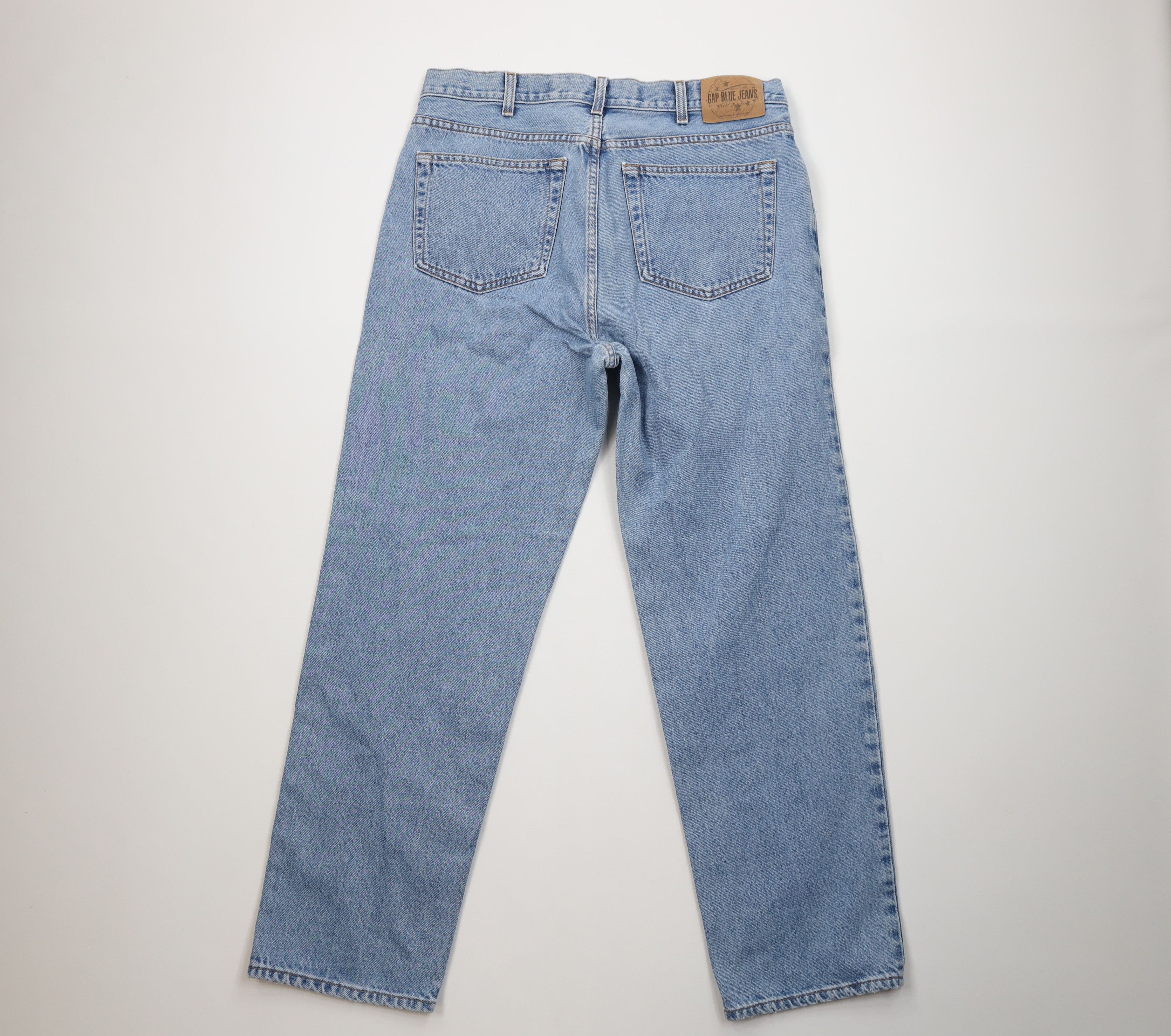 Gap Vintage 90s Gap Fit Button Fly Straight Leg Jeans USA Size US 34 / EU 50 - 8 Thumbnail