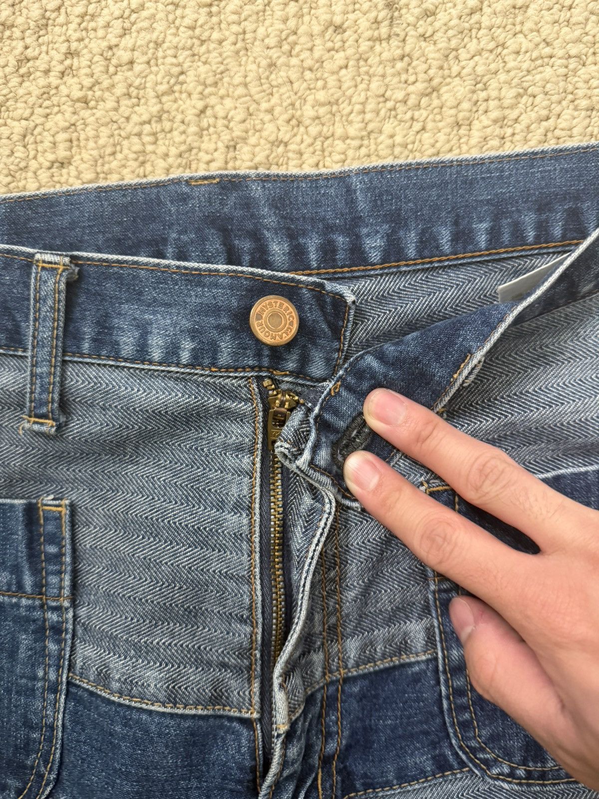 Hysteric Glamour 2000s Hysteric Glamour Flare "Hagi" Kinky Denim Jeans Size US 28 / EU 44 - 4 Thumbnail