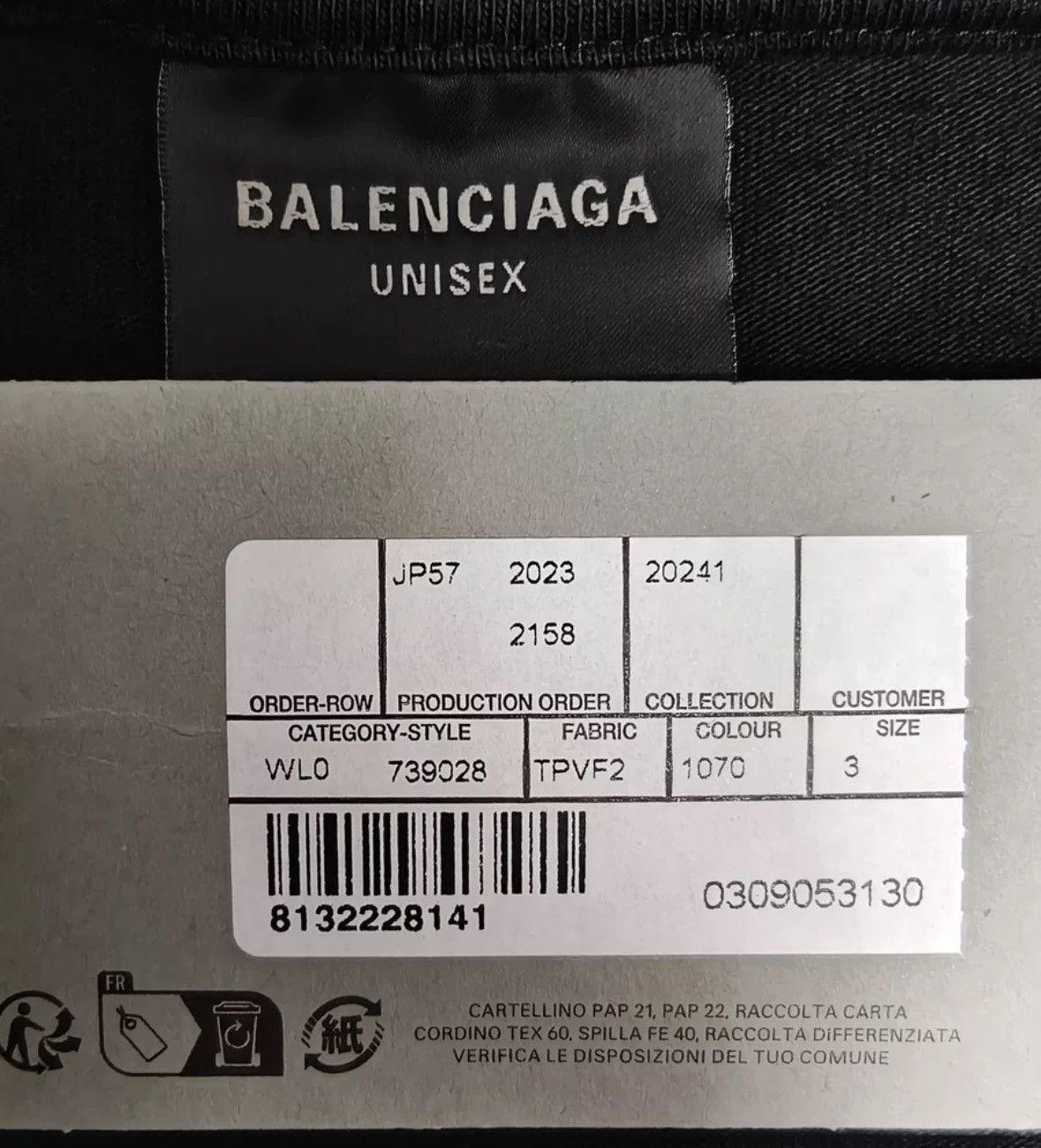 Balenciaga Balenciaga 23ss 3b Logo Vintage Short Sleeve T-shirt Size US M / EU 48-50 / 2 - 5 Thumbnail