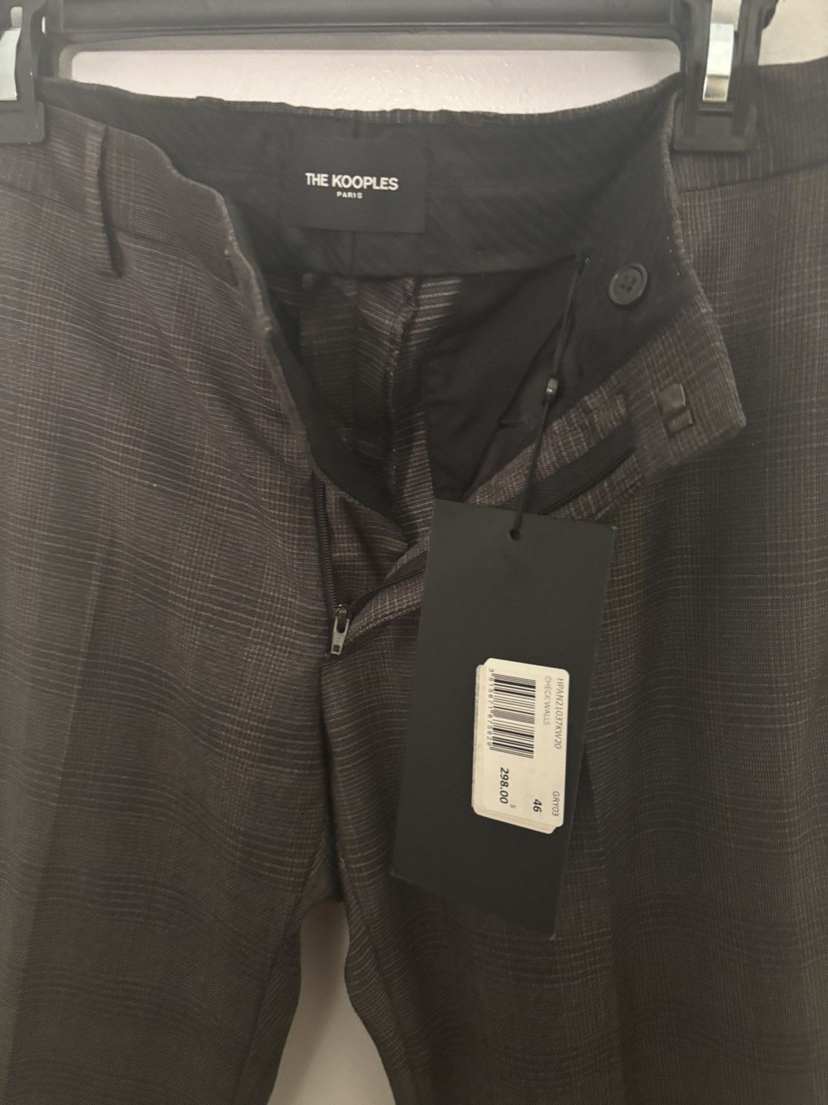 The Kooples The Kooples Plaid Gray/Brown Trousers Size US 30 / EU 46 - 5 Thumbnail