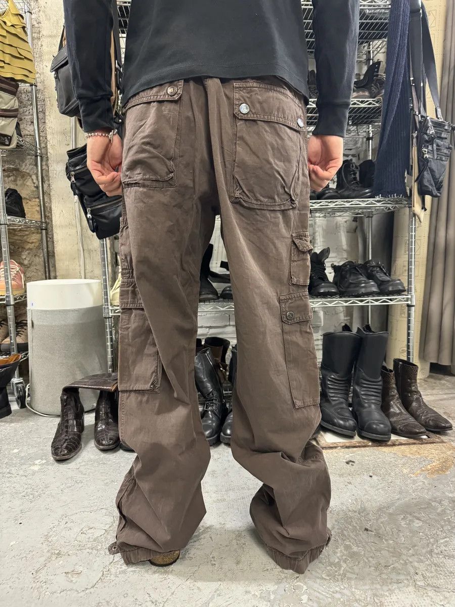Dolce & Gabbana × Vintage AW2004 Dolce & Gabbana Brown Cargo Multi Pockets Pants Size US 34 / EU 50 - 3 Thumbnail