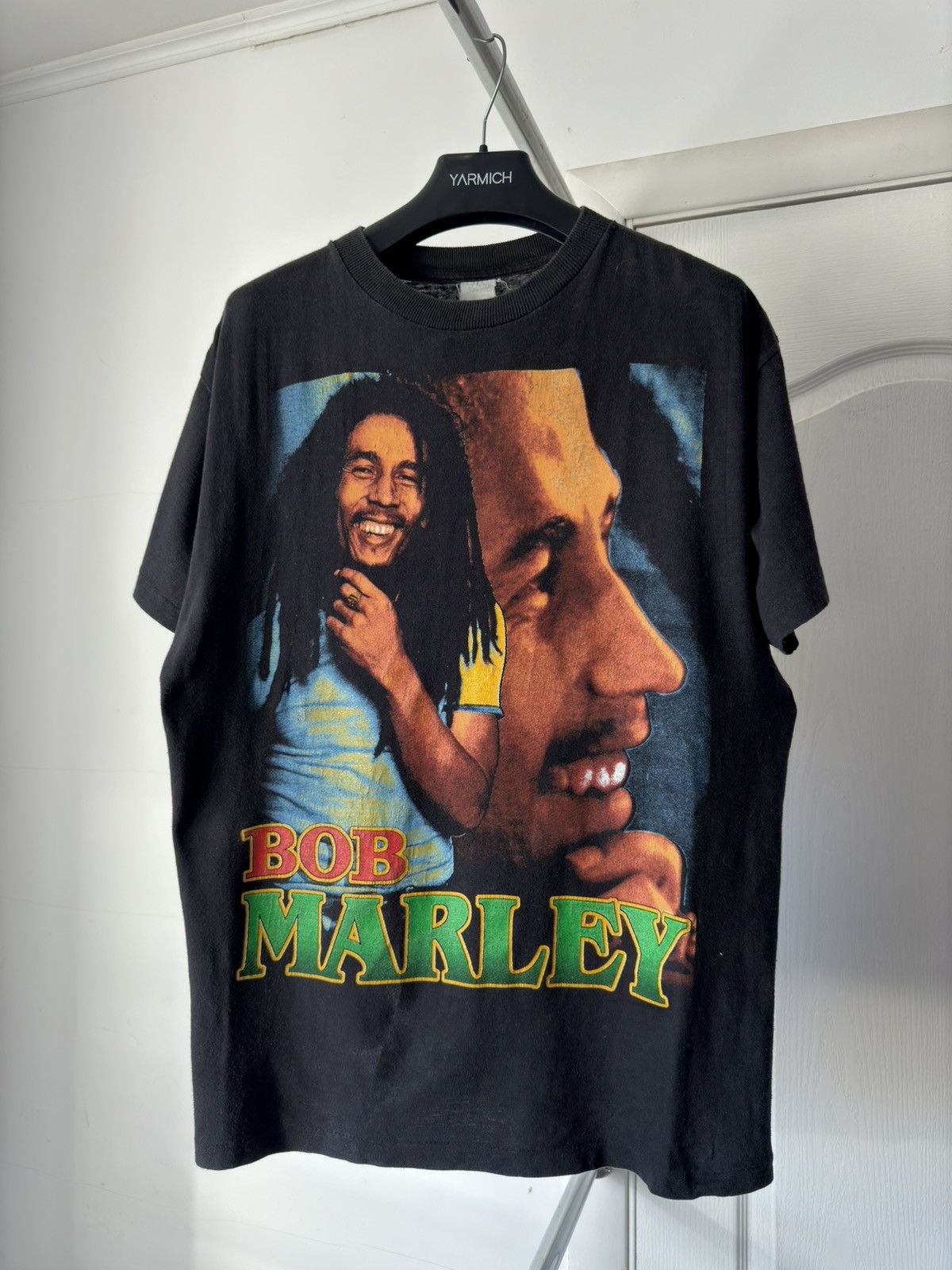 Bob Marley Vintage 90-s Bob Marley "I Short The Sheriff" Tee Stitch Size US L / EU 52-54 / 3 - 1 Thumbnail