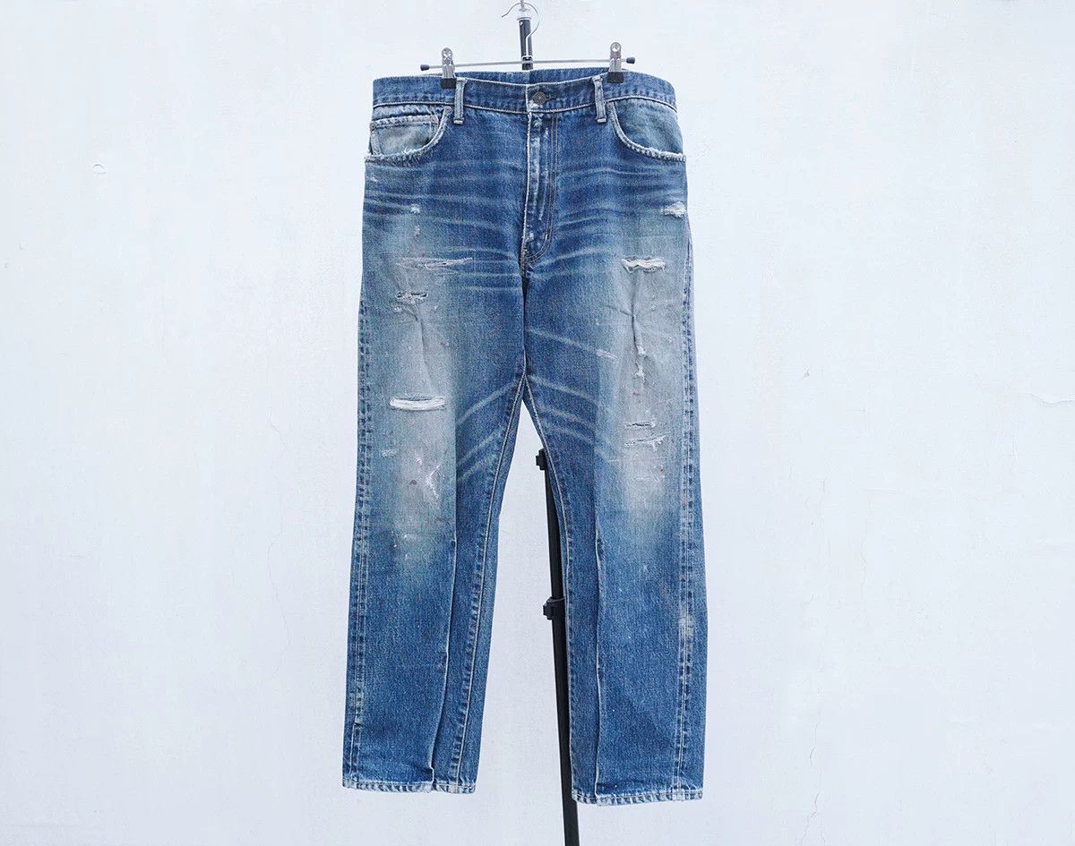 Visvim visvim journeyman d27 damaged denim pants Size US 30 / EU 46 - 1 Thumbnail