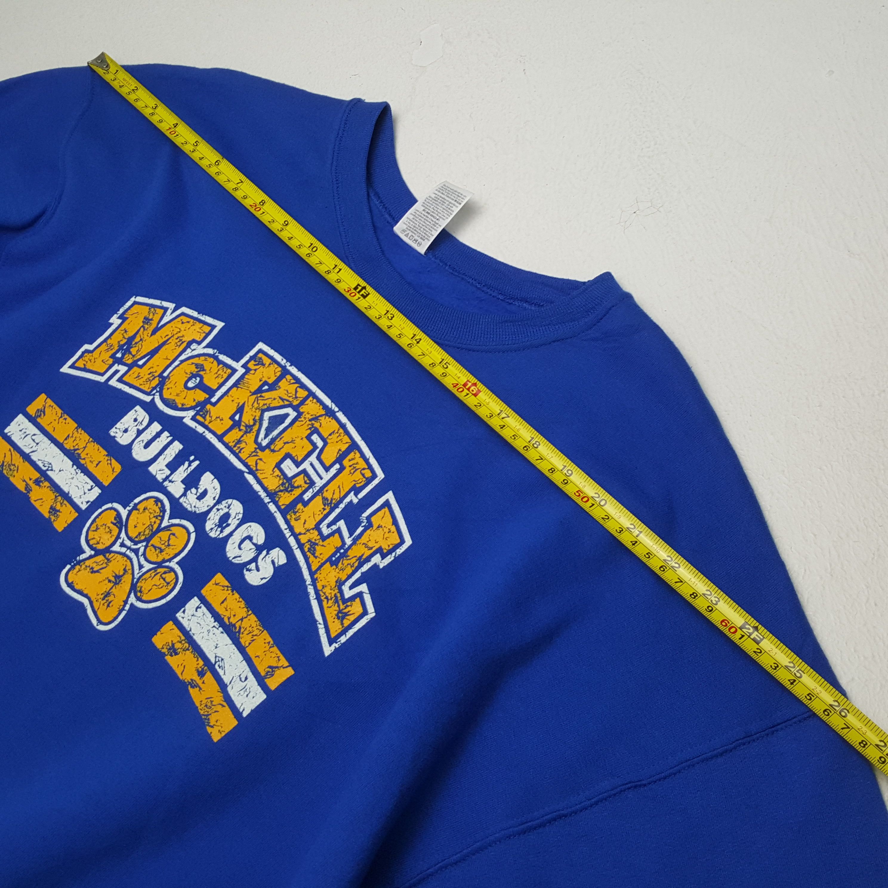 Vintage MCKELL BULLDOGS Center Design Streetwear Sweatshirt Size US XXL / EU 58 / 5 - 4 Thumbnail