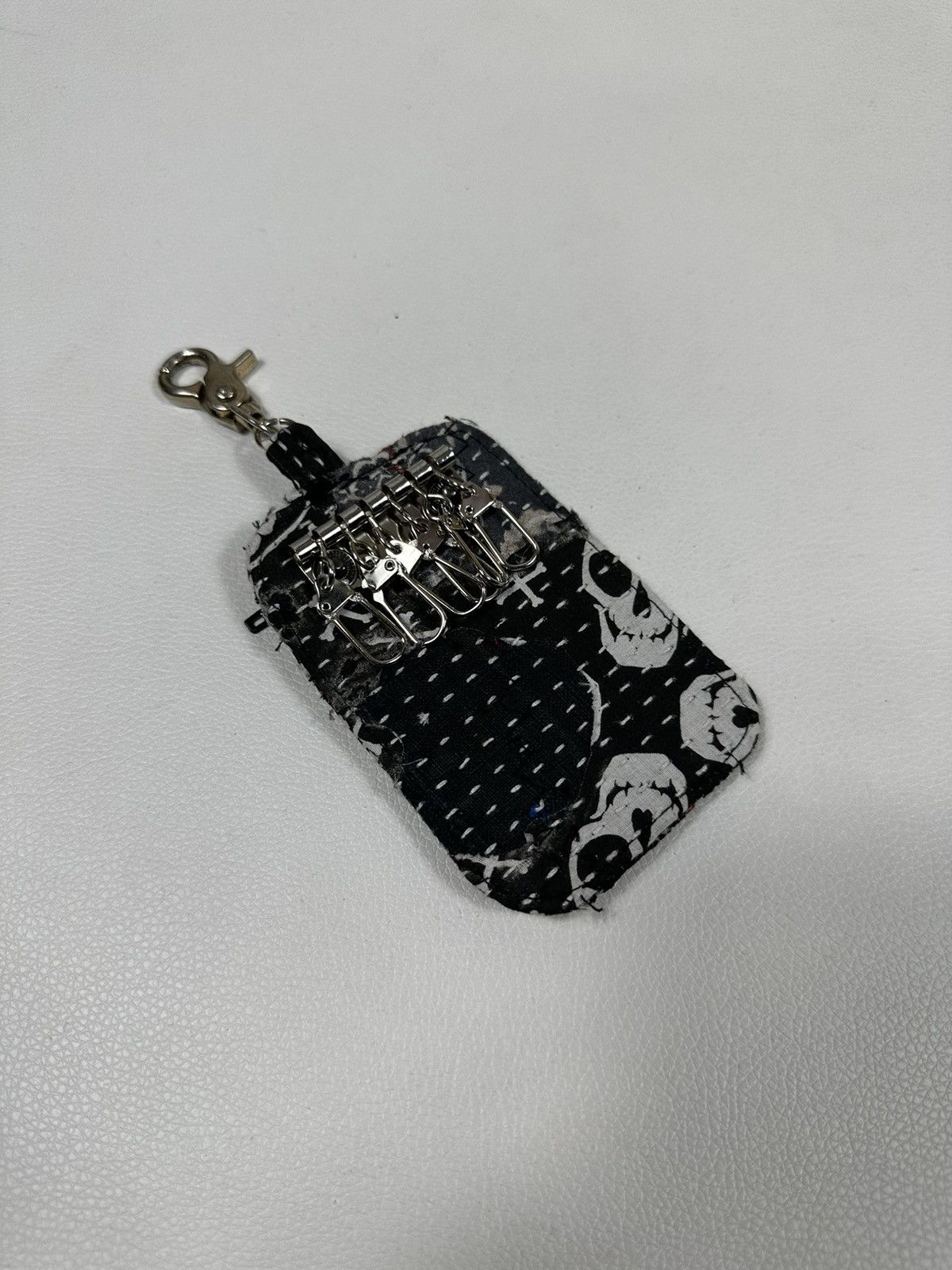 Other Custom Made Distressed Paisley Patchwork Keychain Wallet Size ONE SIZE - 4 Thumbnail