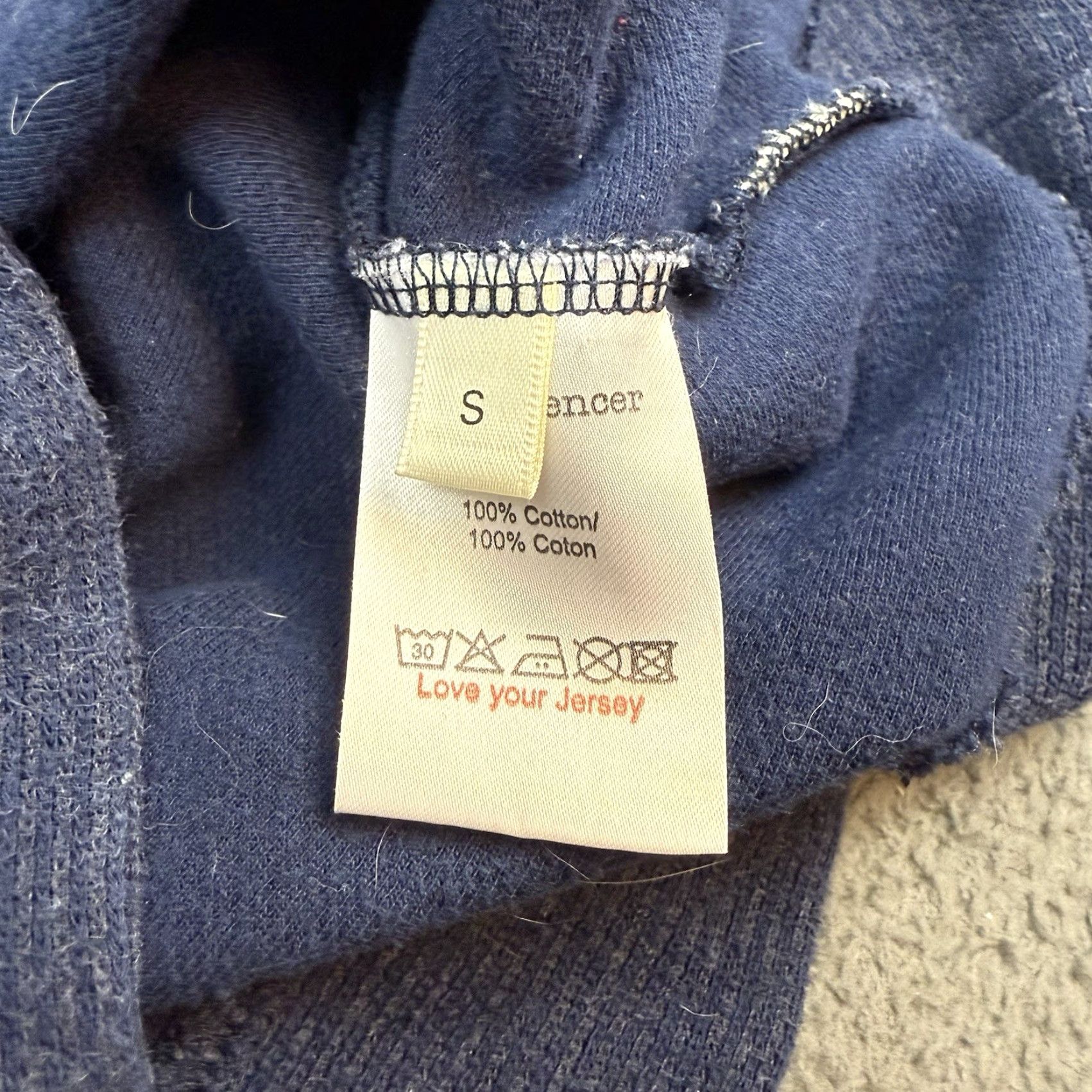 Oliver Spencer Oliver Spencer Belheim Sweater Mens Small Blue Crew Neck Pullover Cotton Size US S / EU 44-46 / 1 - 4 Thumbnail