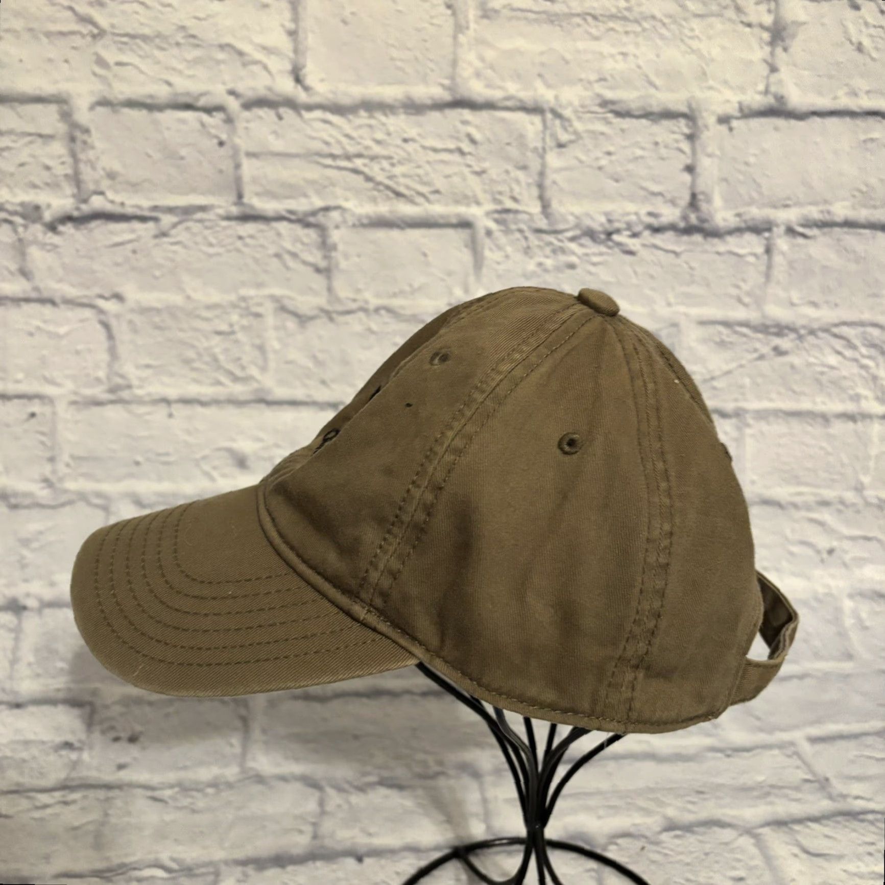 Adidas Adidas Hat Trefoil Logo Olive Green Adjustable OSFM Baseball Cap Strapback Mens Womens Unisex Adults Green Baseball Cap OSFM Adjustable Cap Size ONE SIZE - 4 Thumbnail