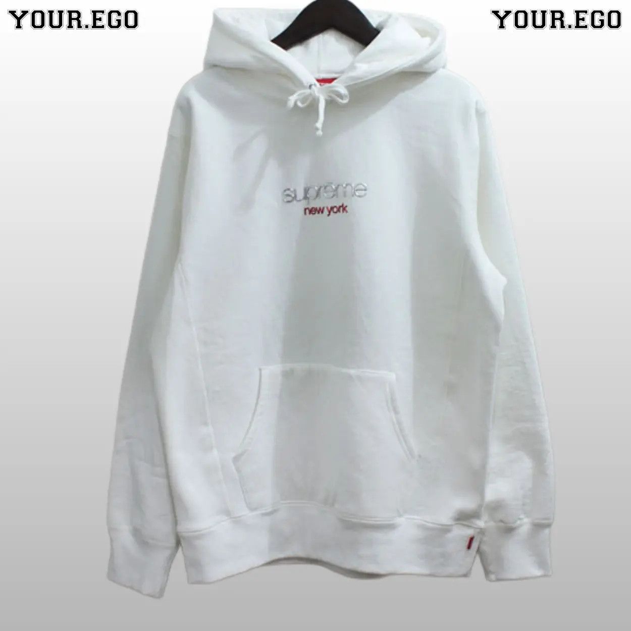 Supreme Chrome Classic Logo Hooded Sweatshirt FW16