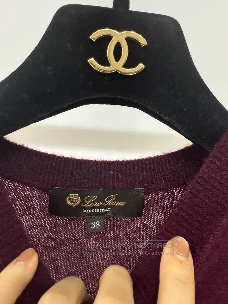 Loro Piana Loro Piana 24FW Autumn/Winter Pomegranate Red Silk Cashmer Size XS / US 0-2 / IT 36-38 - 4 Thumbnail